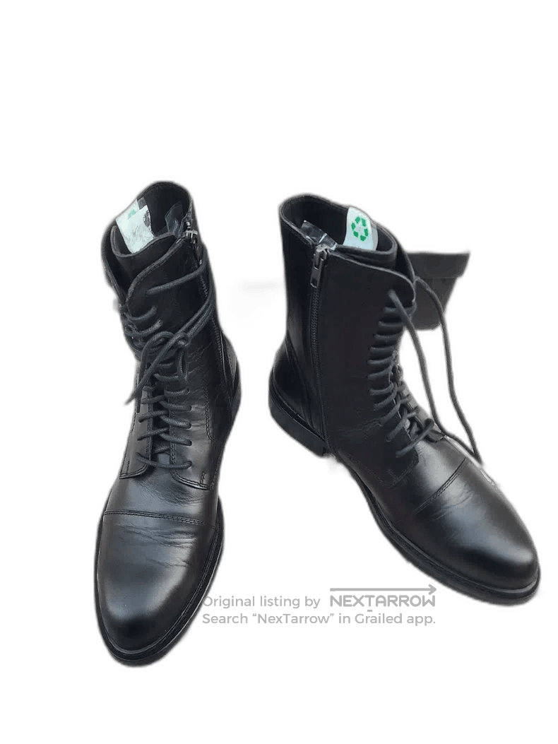 Ann Demeulemeester Rare Pointed Black Men's Boots. Size US 10.5 / EU 43-44 - 1 Thumbnail