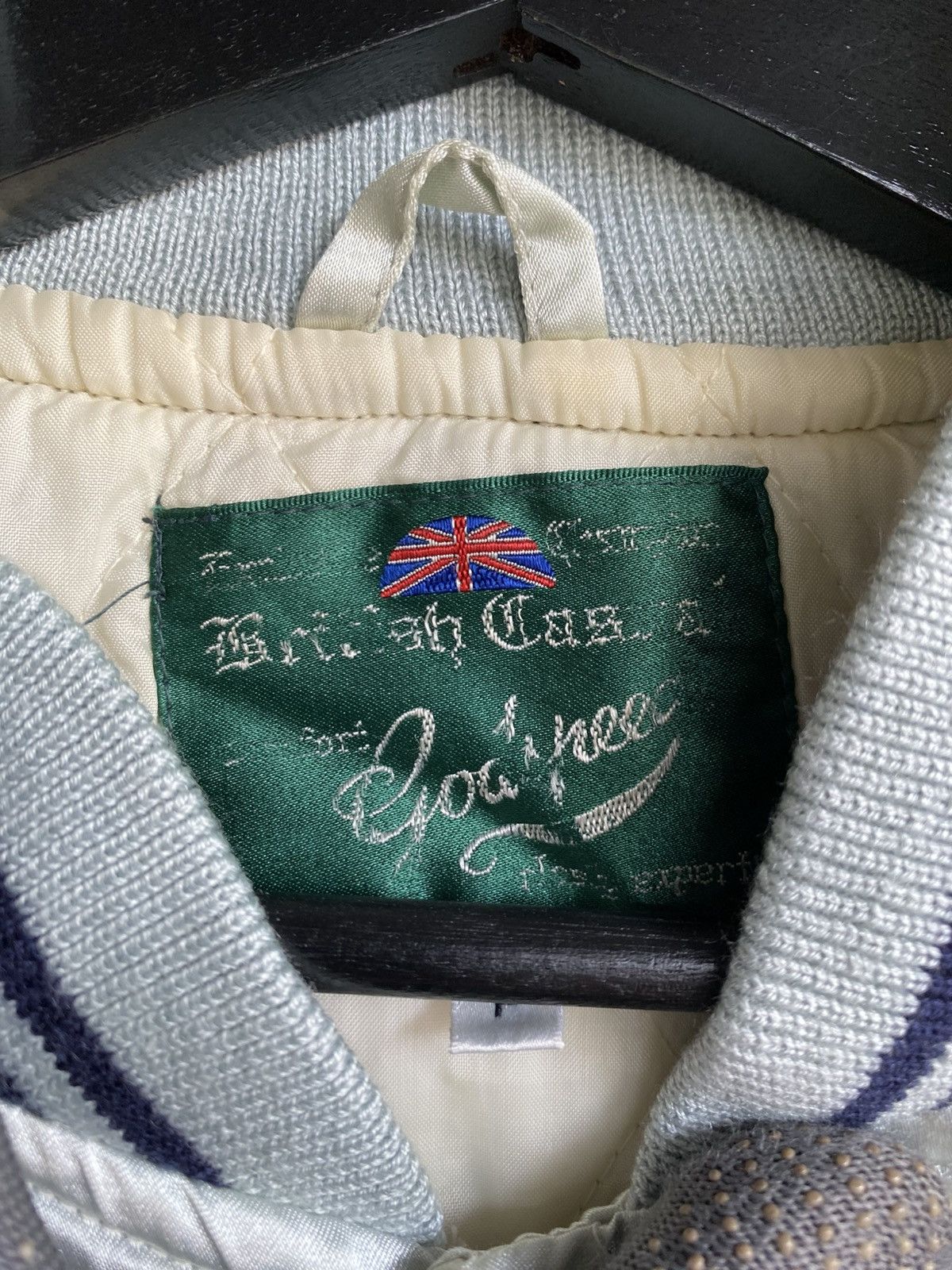 Godspeed Vintage British Club “Godspeed Champion” Satin Bomber Jacket Size US L / EU 52-54 / 3 - 6 Thumbnail