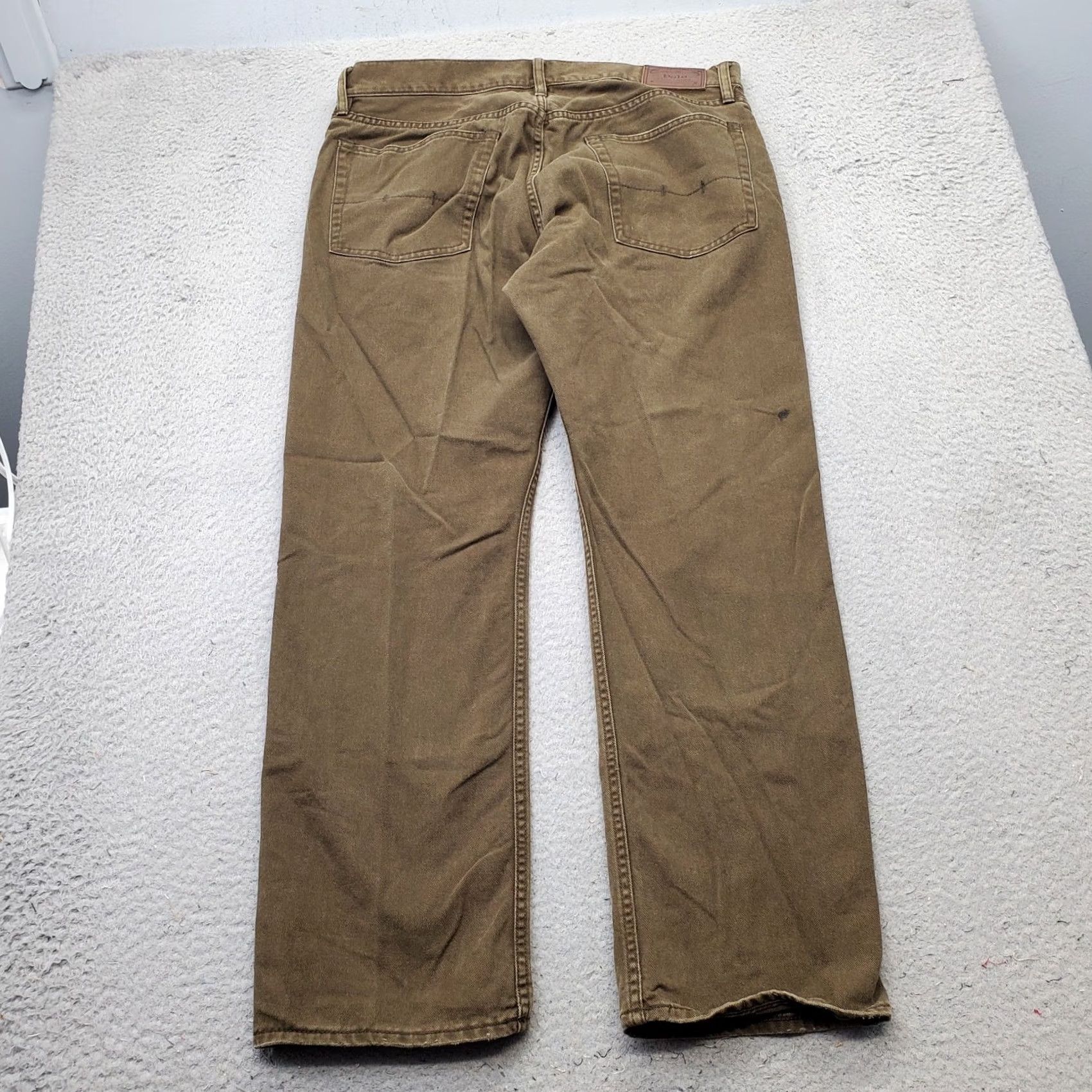 Polo Ralph Lauren Polo Ralph Lauren Dungaree Pants Mens 35/30 Brown Canvas Outdoor Straight Leg Pants Mens 35 Brown Canvas Outdoor Straight Leg Size US S / EU 44-46 / 1 - 2 Thumbnail