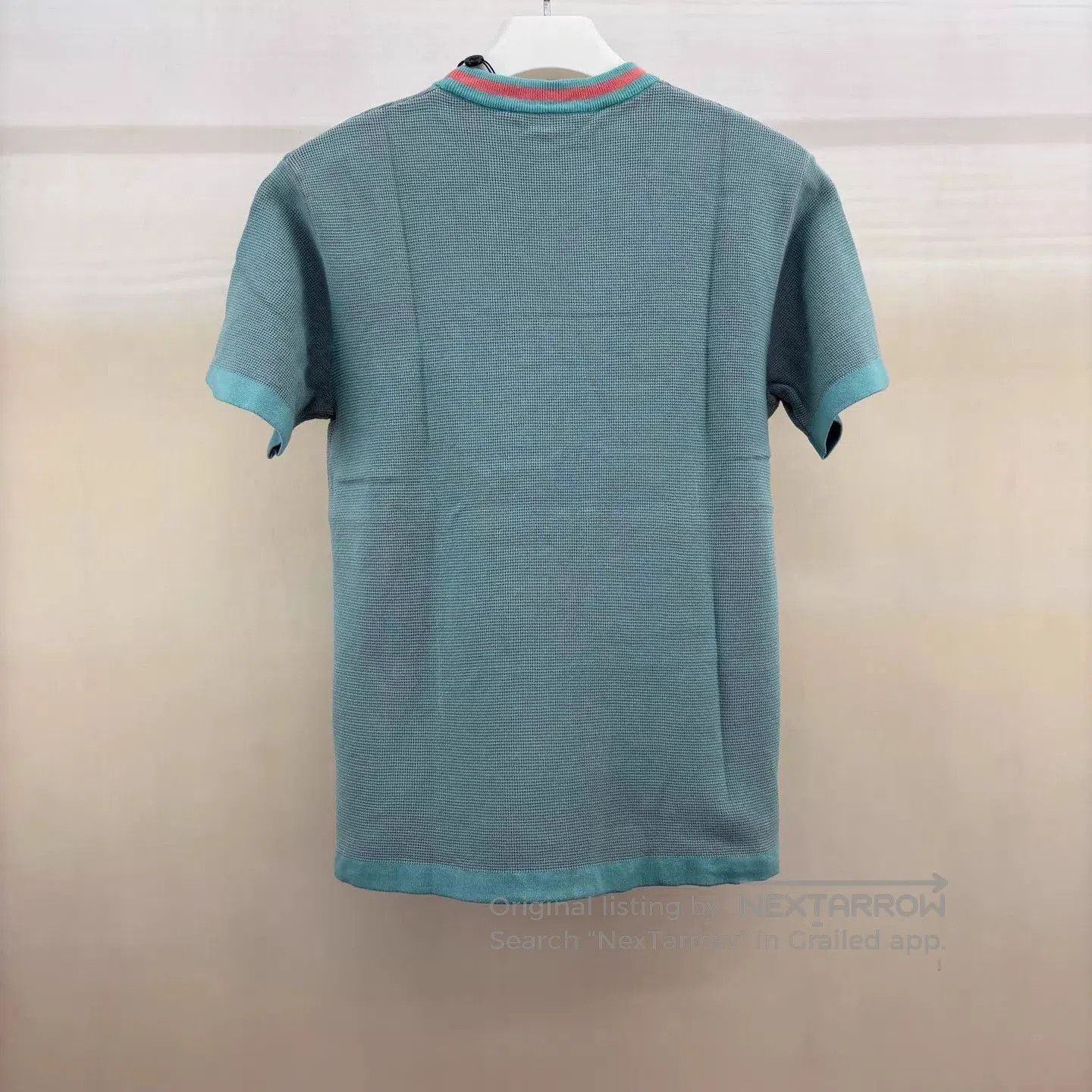 Louis Vuitton Blue Short Sleeve Mesh Shirt with Graphic Print. Size US S / EU 44-46 / 1 - 2 Thumbnail