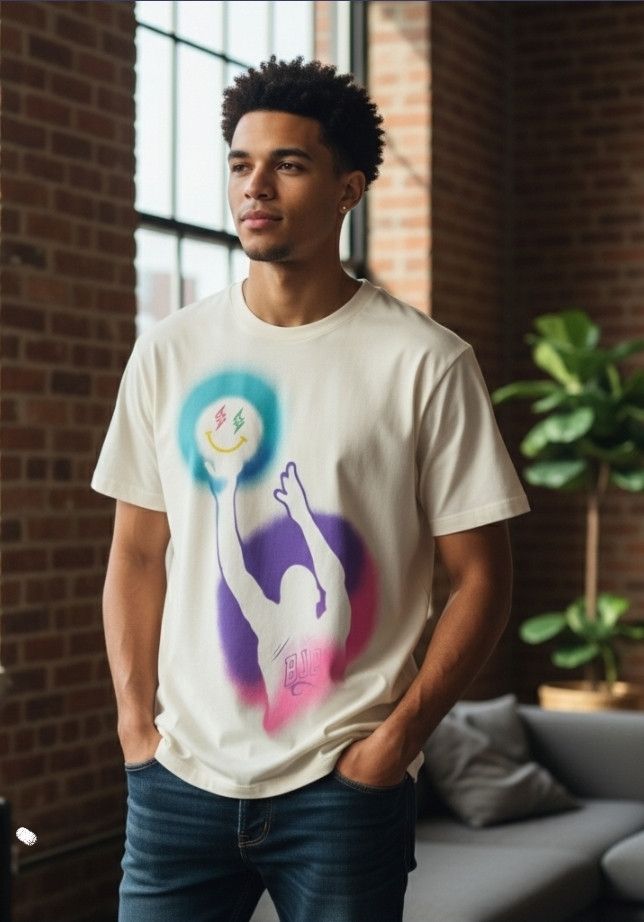 J Balvin × Jordan Brand Nike Air Jordan x J Balvin Short Sleeve Graphic DR2962-010 Size US S / EU 44-46 / 1 - 1 Thumbnail