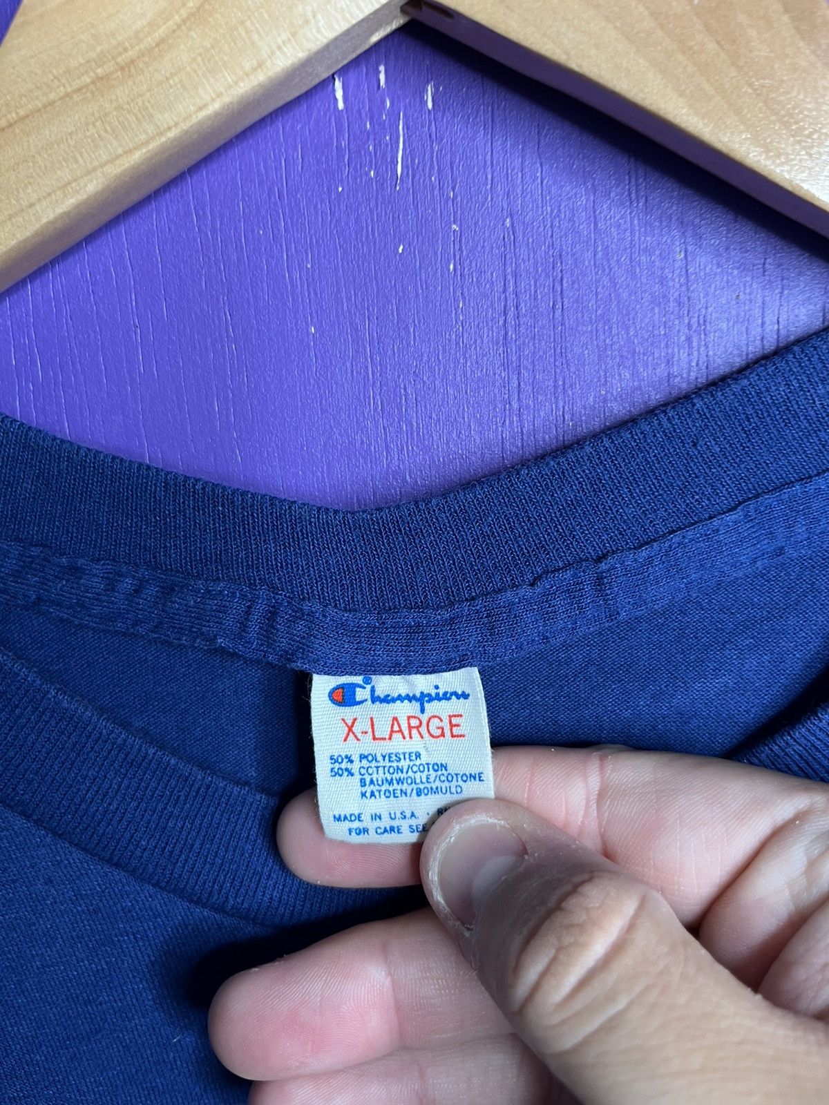 Champion × NFL × Vintage Vintage 80s Champion Los Angeles rams t-shirt Size US L / EU 52-54 / 3 - 4 Thumbnail