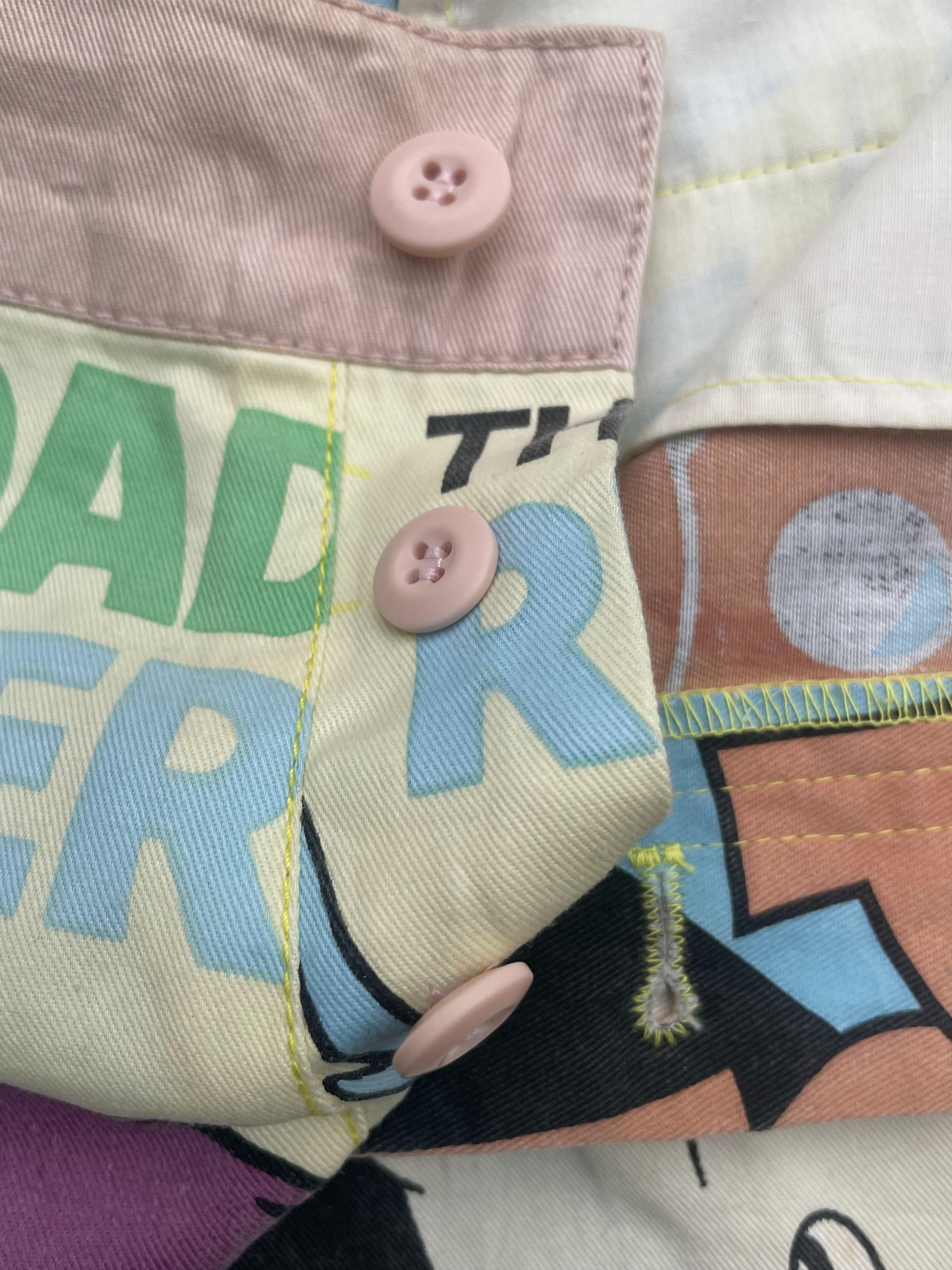 Warner Bros Looney Tunes x E Hyphen World Gallery AOP Skirt Size 31" - 9 Thumbnail