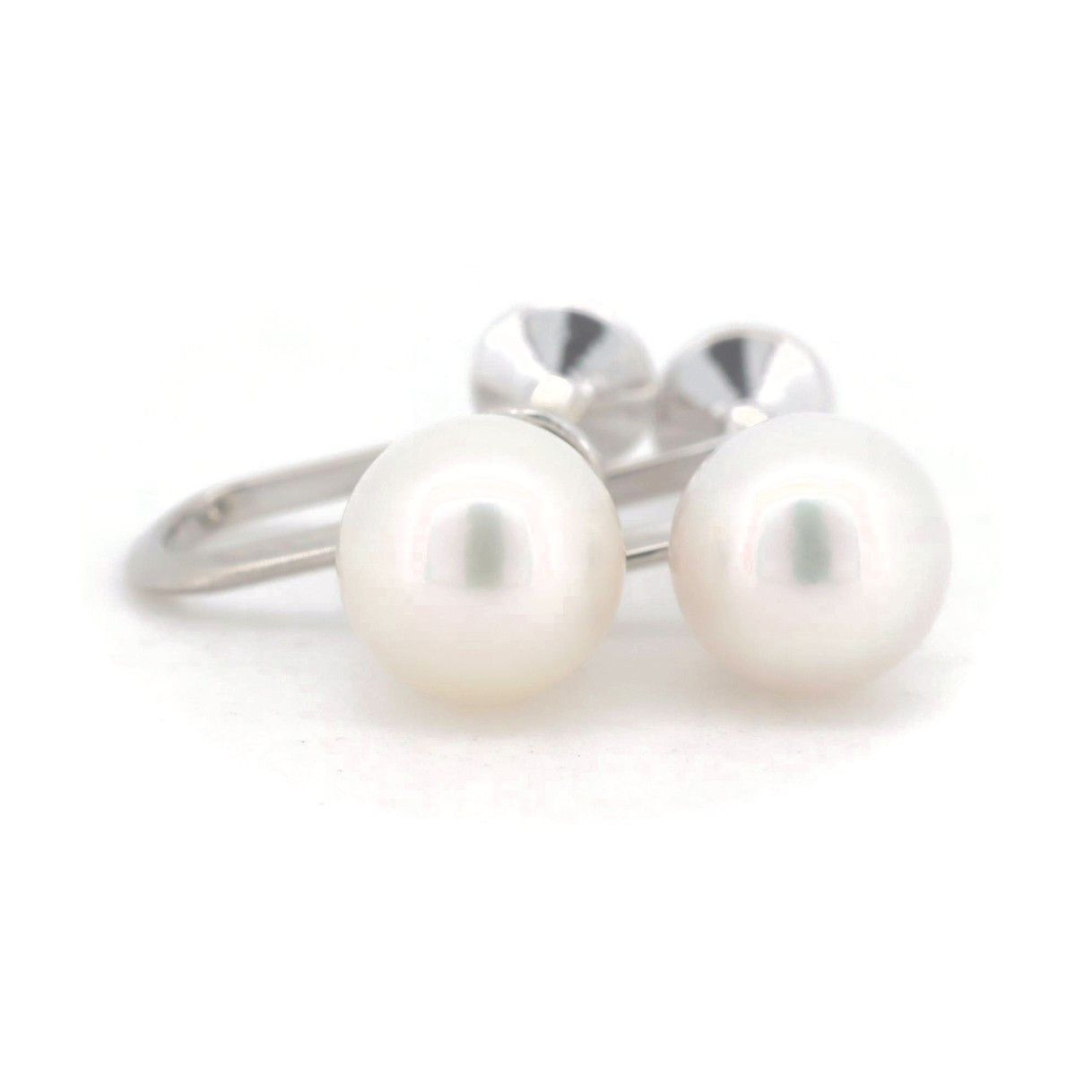 Mikimoto Mikimoto Mikimoto Pearl K14WG Earrings Metal Earrings DUTY FREE for USA Size ONE SIZE - 1 Thumbnail