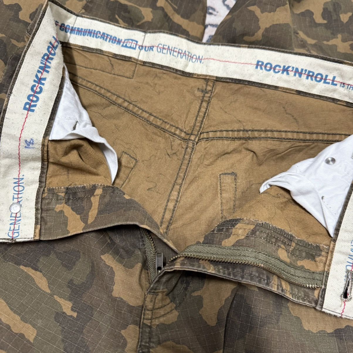 PPFM PPFM Rock N Roll Ripstop Camo Cargo Pants Size US 30 / EU 46 - 16 Thumbnail