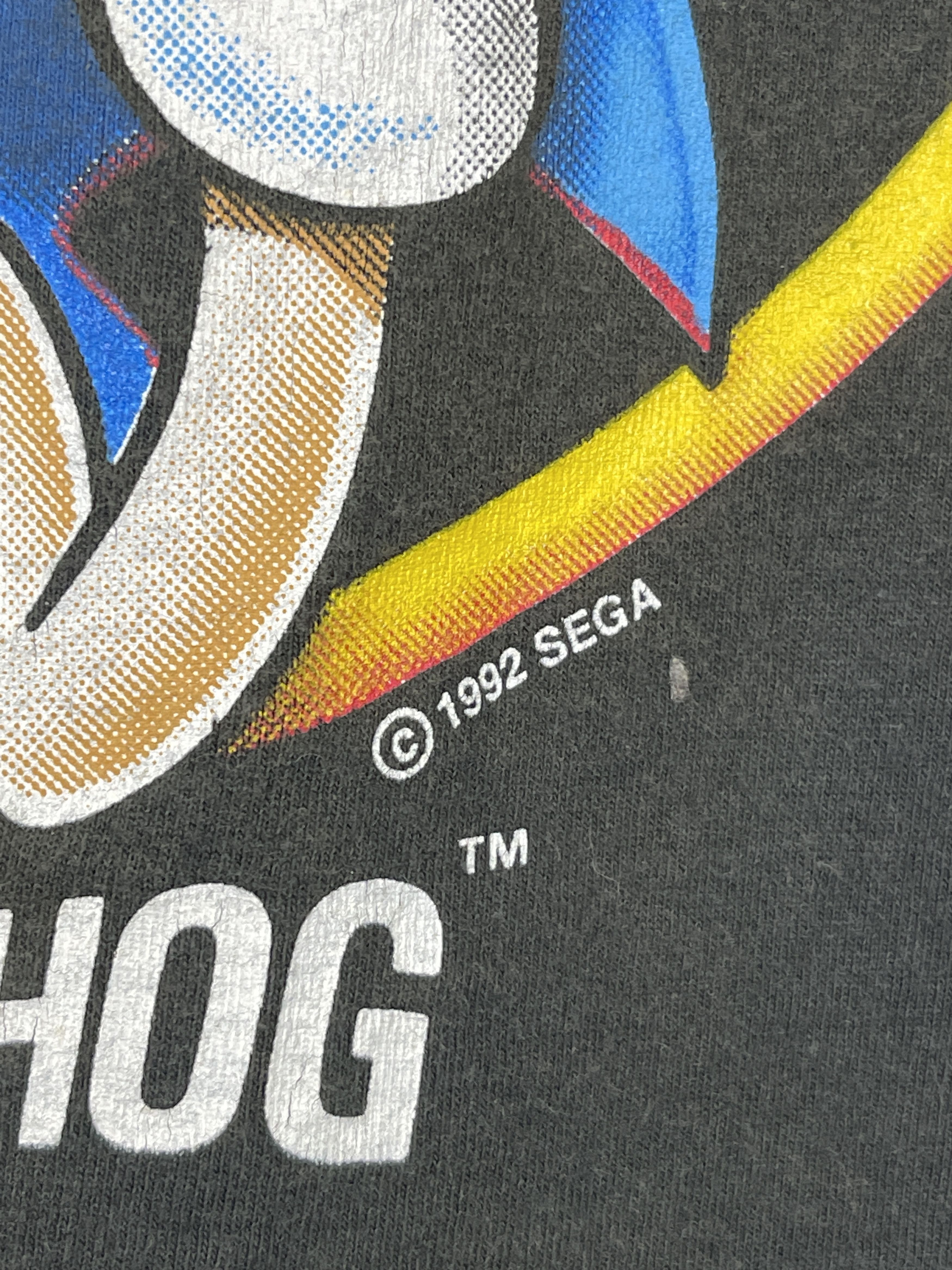 Vintage Vintage 90s Anvil Sonic Hedgehog Sega 1992 T-Shirt TA0438 Size US M / EU 48-50 / 2 - 9 Thumbnail