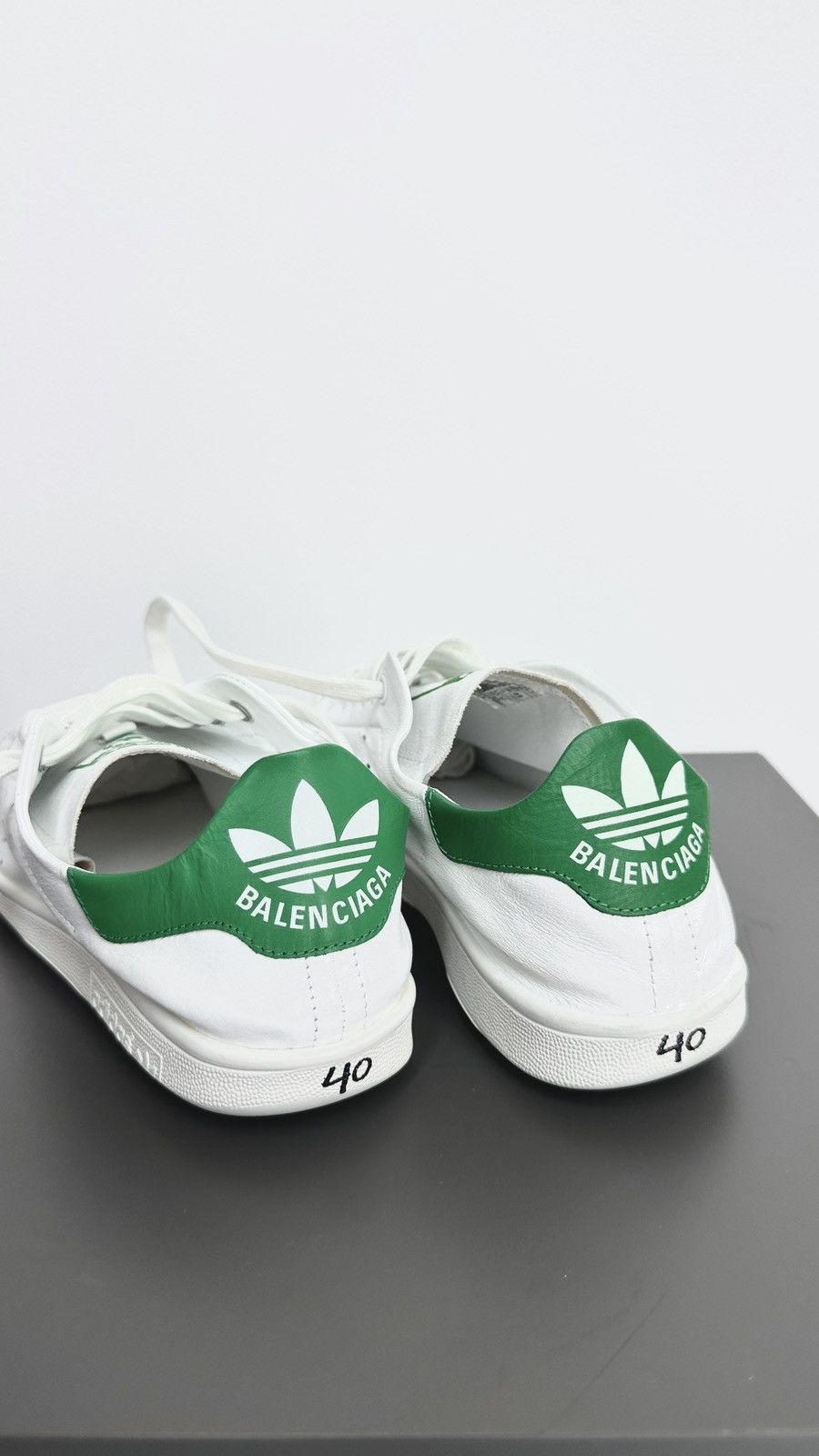 Adidas × Balenciaga Sneakers Balenciaga Stan Smith Size US 7 / EU 40 - 5 Thumbnail