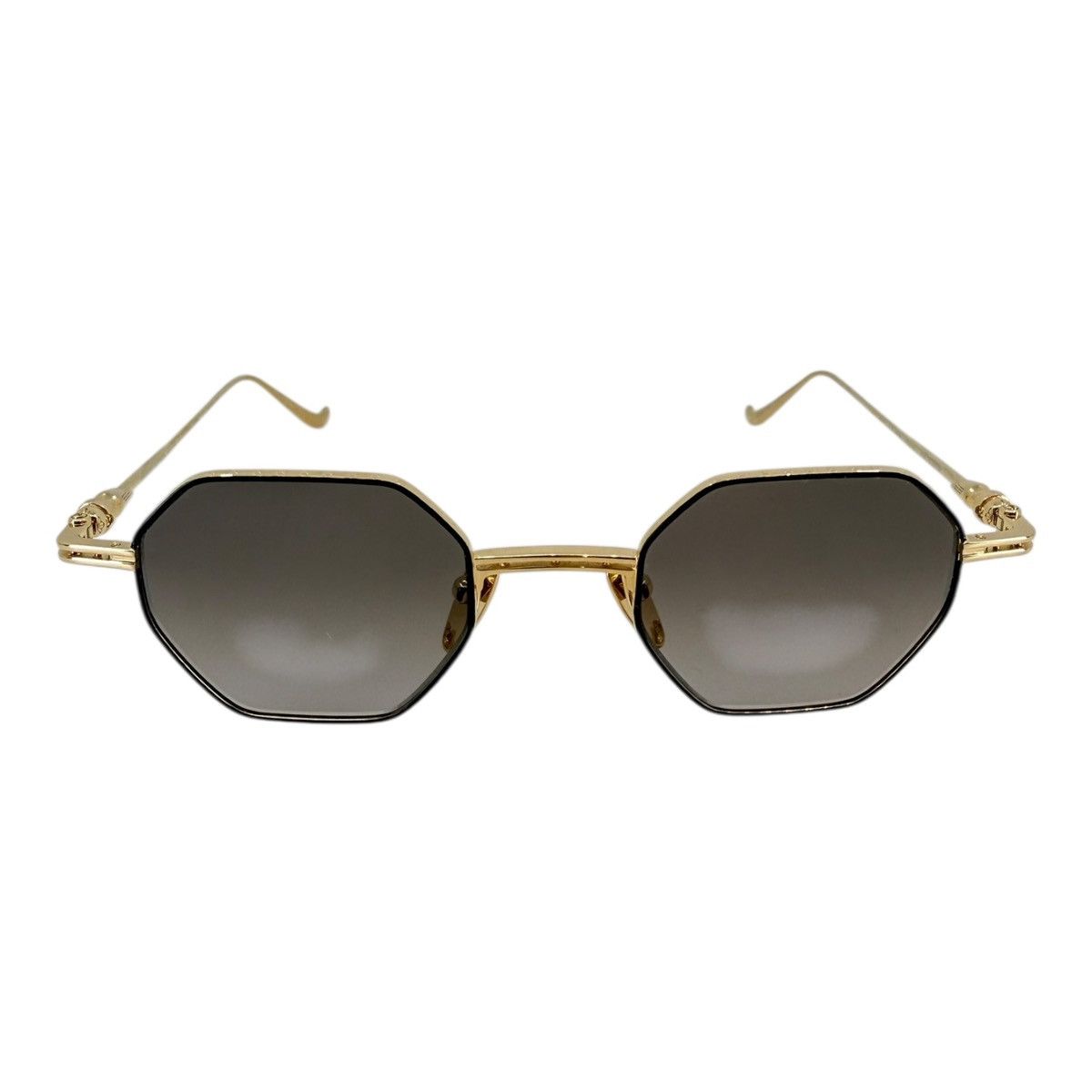 Chrome Hearts Chrome Hearts Evaculation Gold Sunglasses Size ONE SIZE - 2 Thumbnail