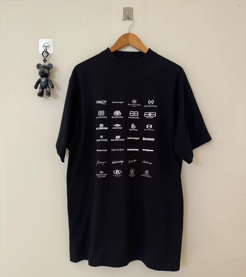 Balenciaga Balenciaga Logo collection short sleeve Size US S / EU 44-46 / 1 - 1 Thumbnail