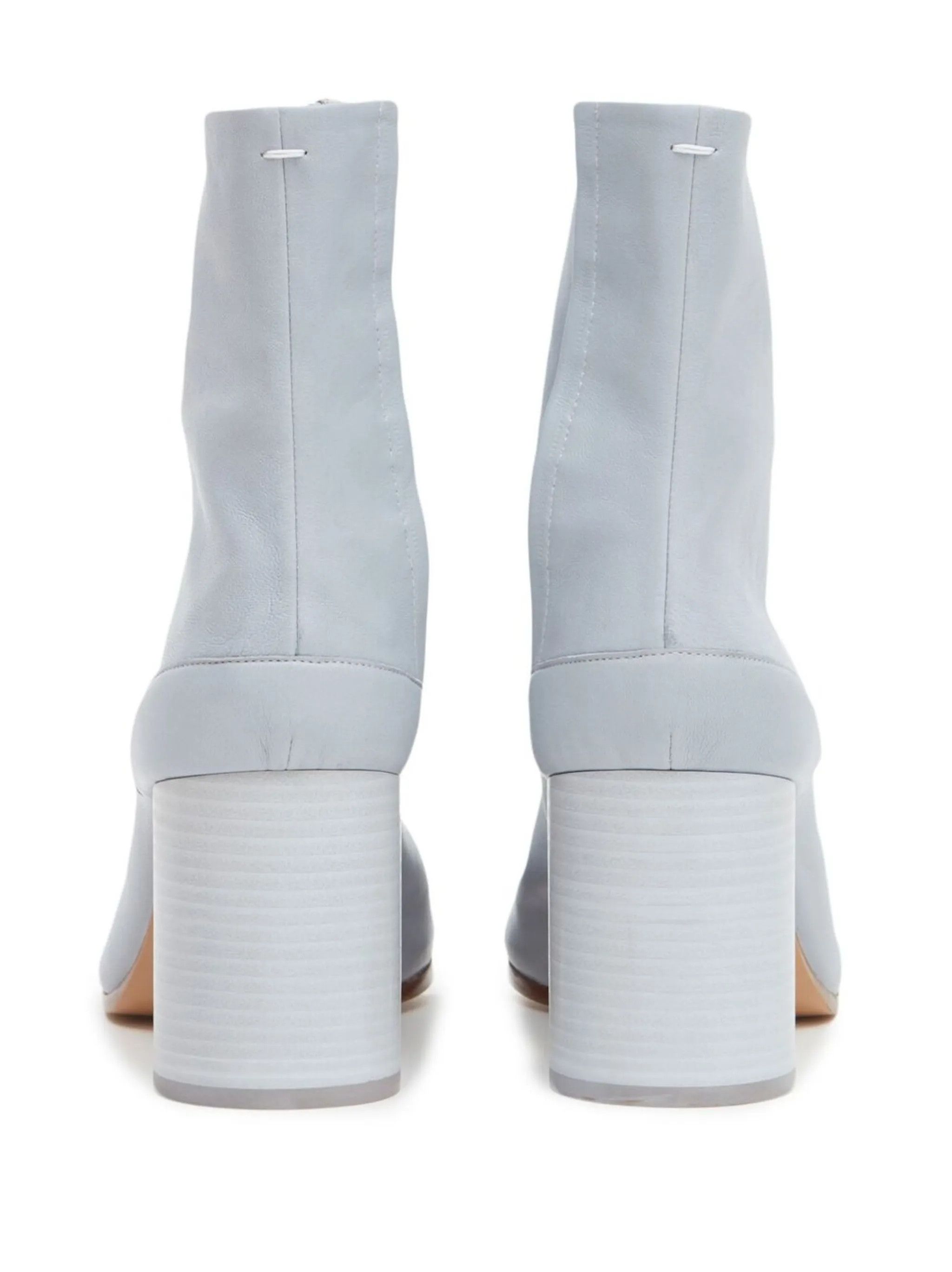 Maison Margiela oc11z0725 80 MM Tabi Ankle Boots in Light Blue Size US 7 / IT 37 - 3 Thumbnail