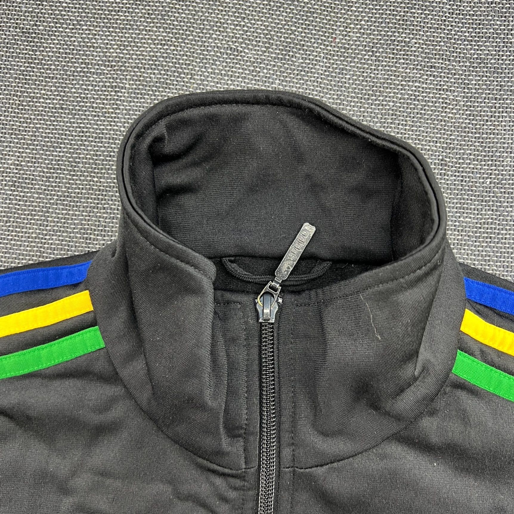 Adidas VINTAGE adidas Grun 2009 Rasta Track Jacket Mens Medium Black Full Zip Size US M / EU 48-50 / 2 - 5 Thumbnail