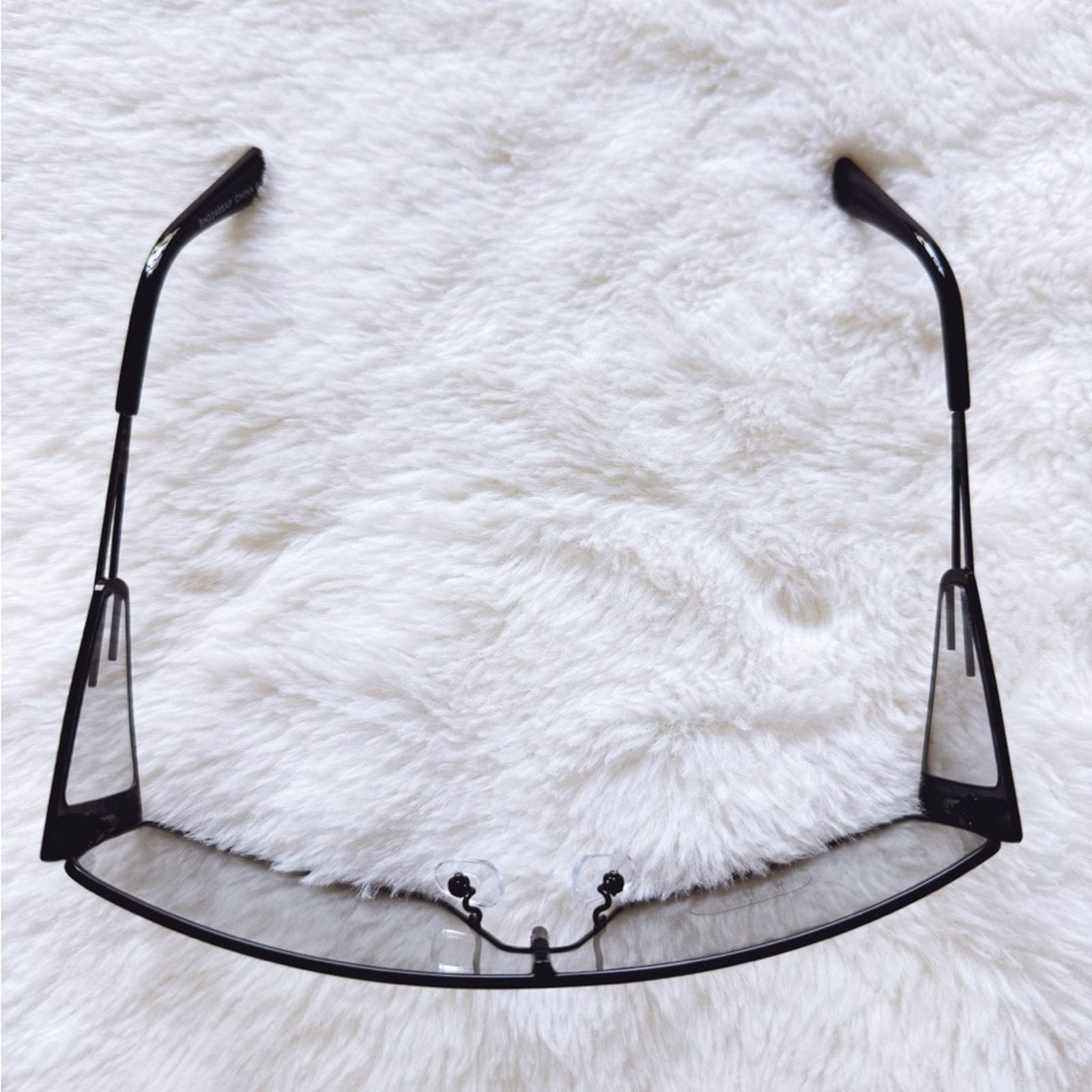 Other Sandy Clear Black Wrap-Around Sunglasses Size ONE SIZE - 4 Thumbnail
