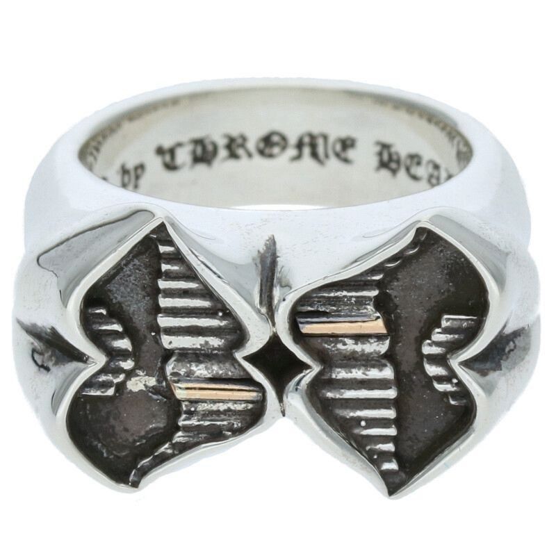 Chrome Hearts Chrome Hearts Double Chomper Silver Ring Size ONE SIZE - 1 Thumbnail