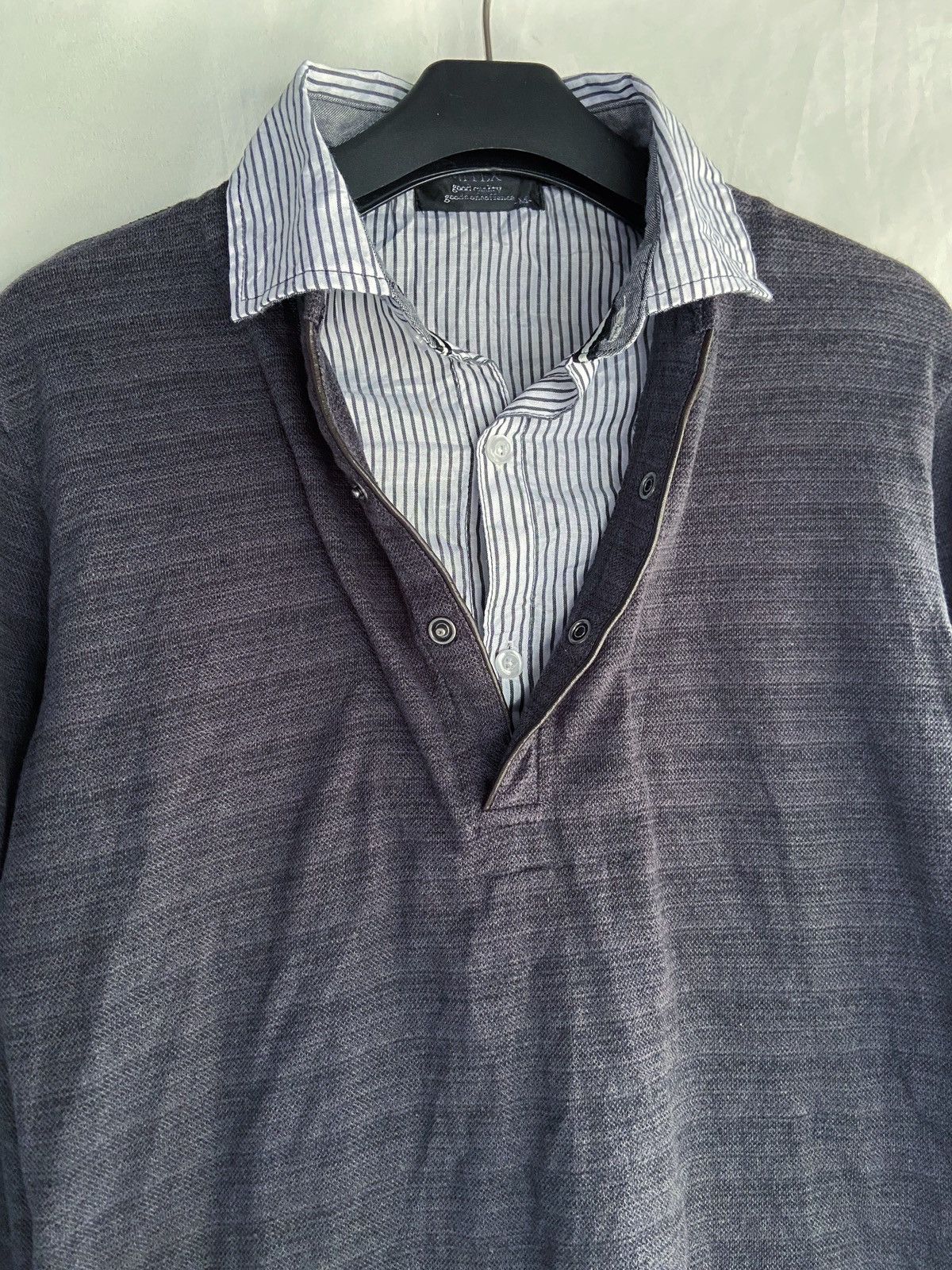 Japanese Brand JAPANESE DOUBLE LAYER CASUAL LONG SLEEVE Size US M / EU 48-50 / 2 - 3 Thumbnail