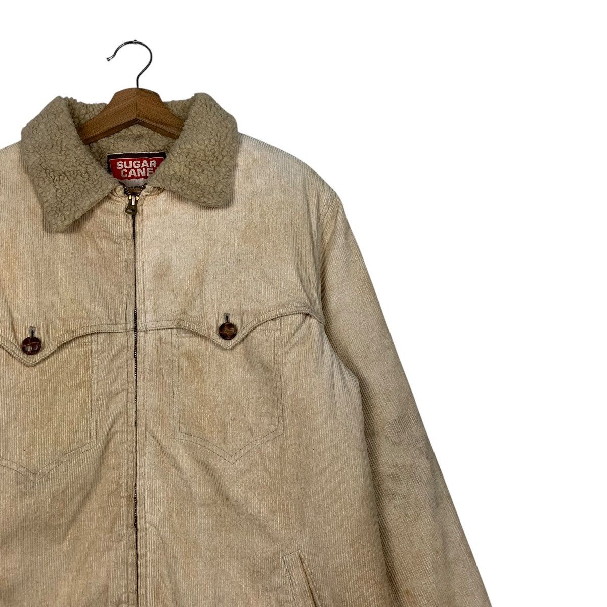 Sugar Cane Vintage Sugar Cane Corduroy Denim Jacket Size US L / EU 52-54 / 3 - 5 Thumbnail