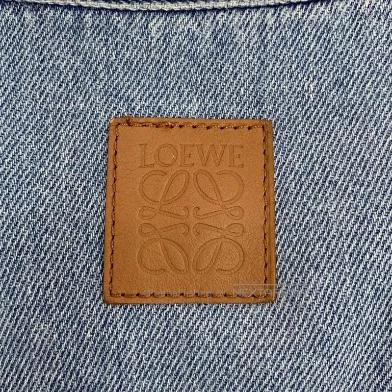 Loewe Loewe Blue Cotton Women's Jacket . Size XS / US 0-2 / IT 36-38 - 6 Thumbnail