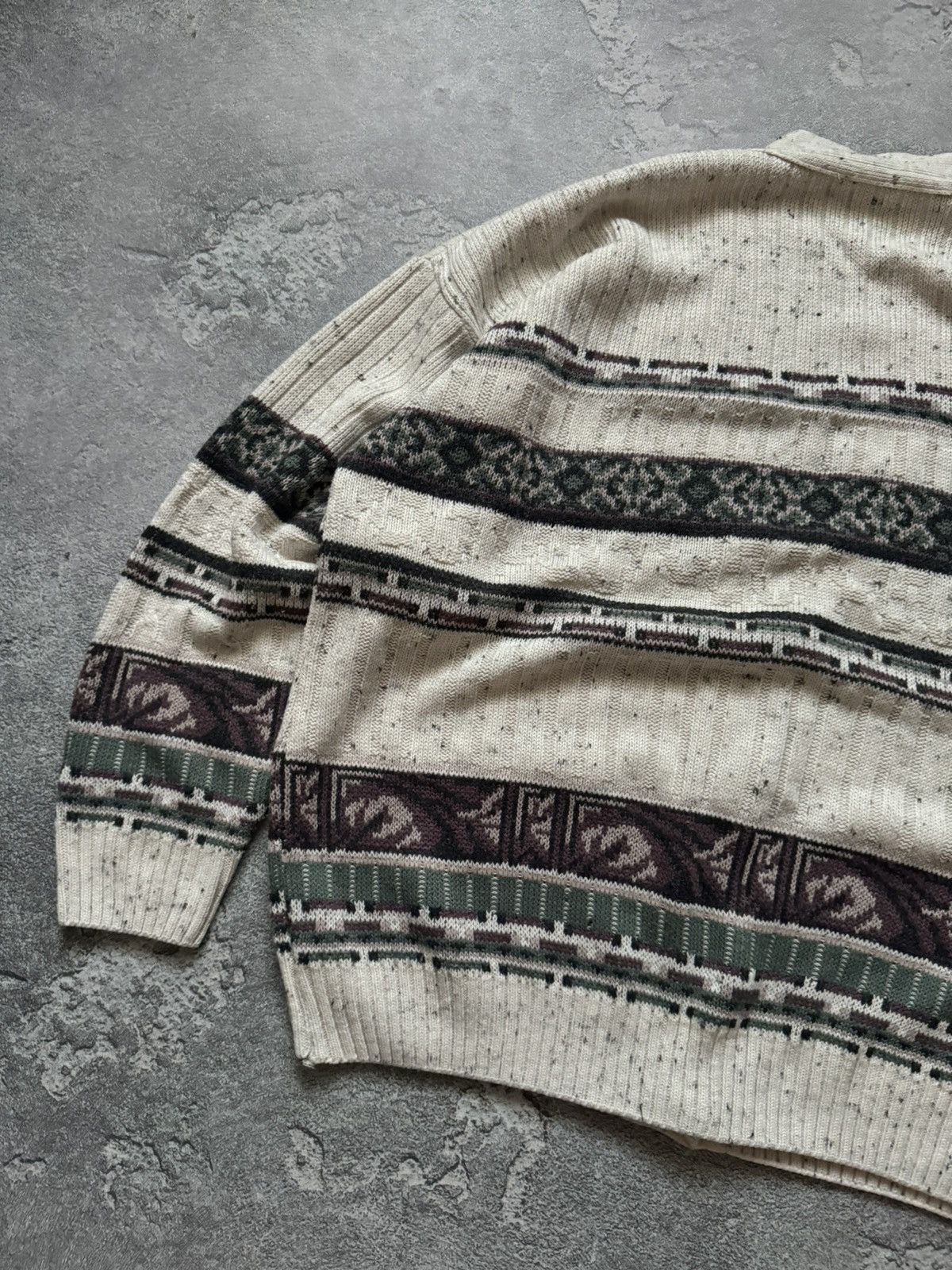 Japanese Brand × Vintage Coogi style Carlo colucci vintage cardigan knitwear sweater Size US XL / EU 56 / 4 - 9 Thumbnail