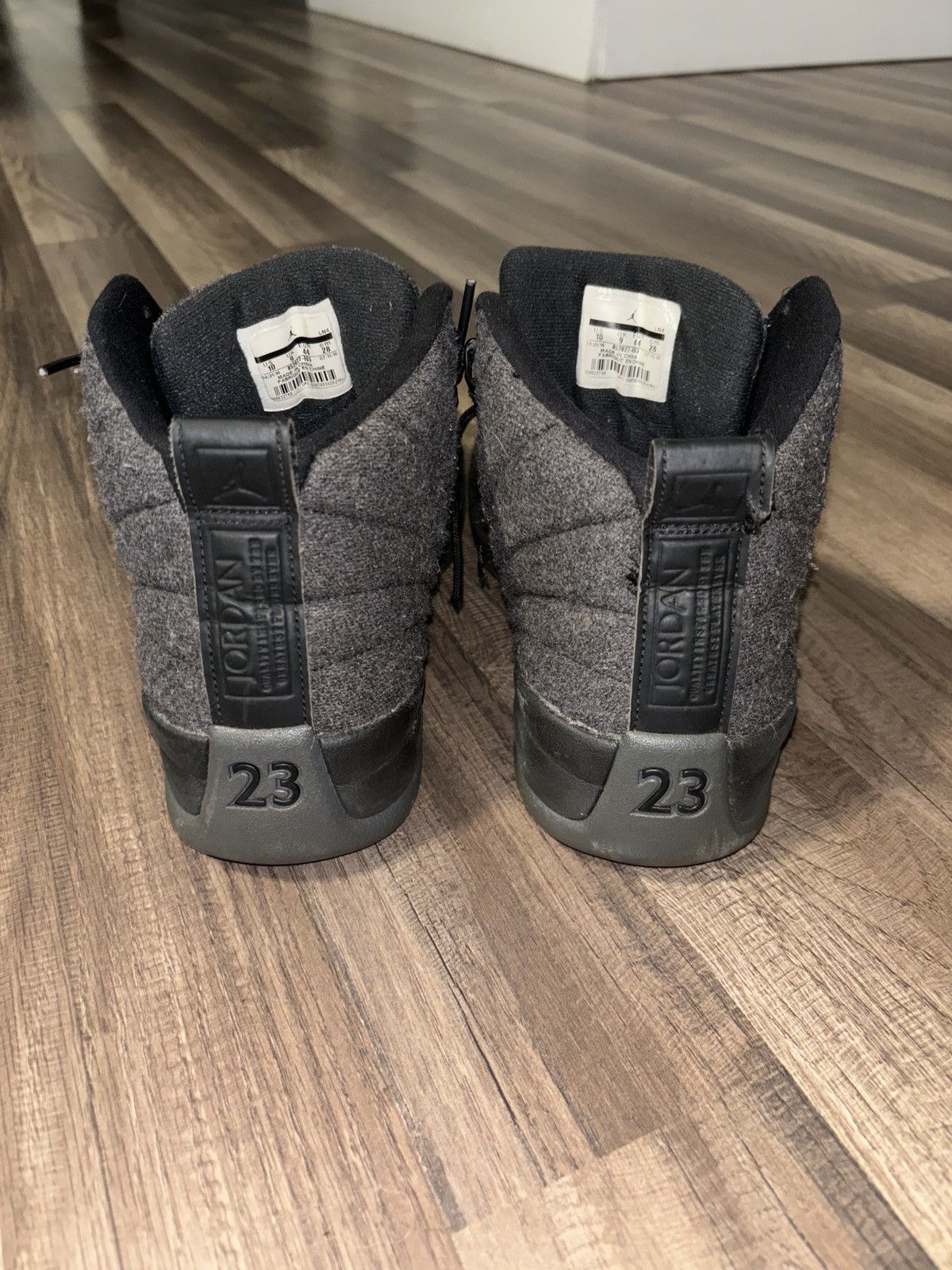 Jordan Brand Wool grey Jordan 12 size 10 Size US 10 / EU 43 - 5 Thumbnail