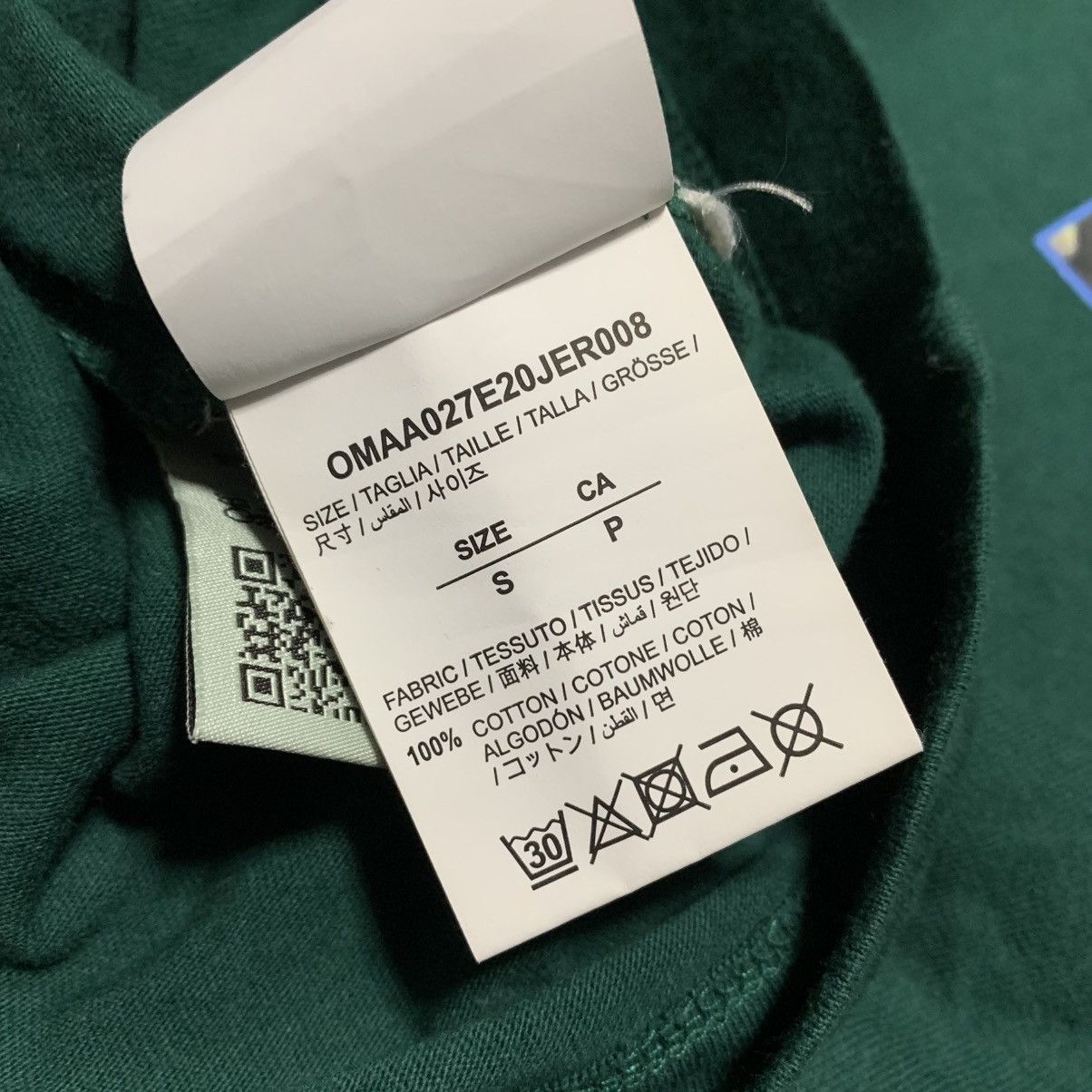Off-White Off White Small Caravaggio Arrows Green Tee Virgil Abloh Size US S / EU 44-46 / 1 - 8 Thumbnail