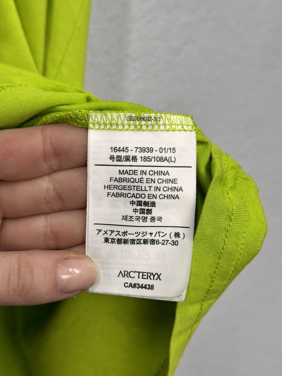 Arc'teryx Vintage T-shirt Arcteryx Jersey Gore-tex Big Logo Ark jacket Size US M / EU 48-50 / 2 - 6 Thumbnail