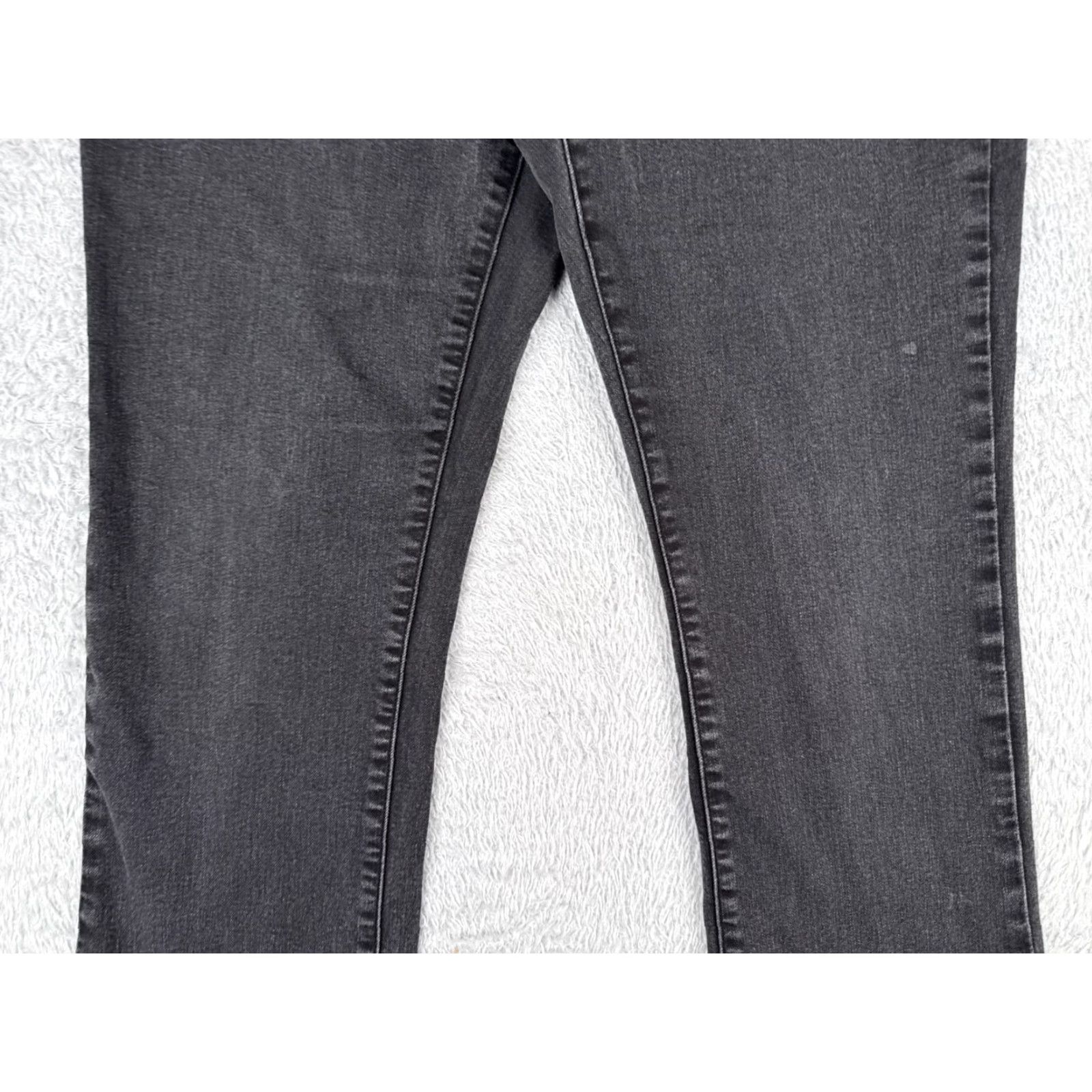 Vintage Womens Simply Vera Wang Jeans 12 Black Bootcut Denim Cotton Blend Mid Rise 32x30 Size 34" / US 12 / IT 48 - 3 Thumbnail