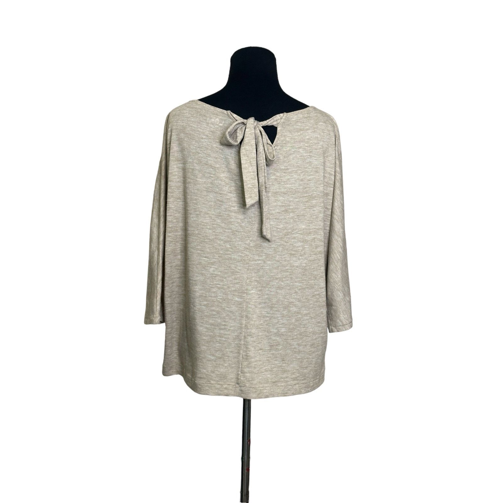 Loft Loft oatmeal 3/4 dolman sleeves top size M Size M / US 6-8 / IT 42-44 - 10 Thumbnail