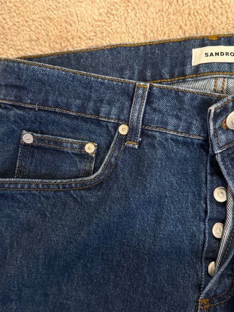 Sandro tie dye denim sandro straight fit Size US 30 / EU 46 - 3 Thumbnail