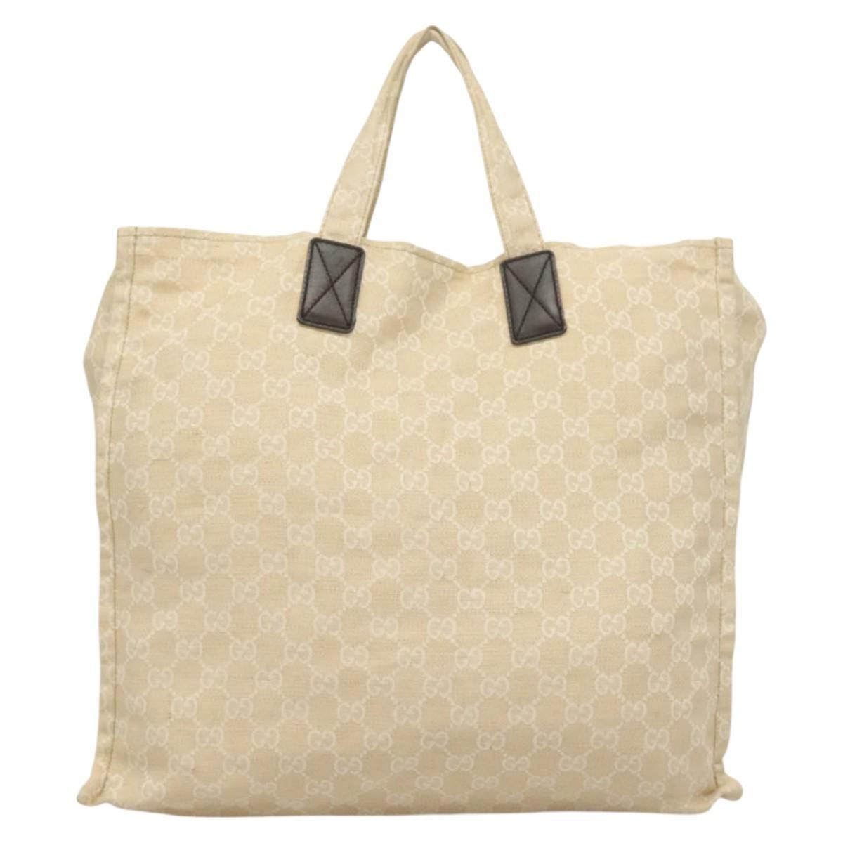 Gucci GUCCI GG Canvas Museum Handbag Beige Size ONE SIZE - 3 Thumbnail