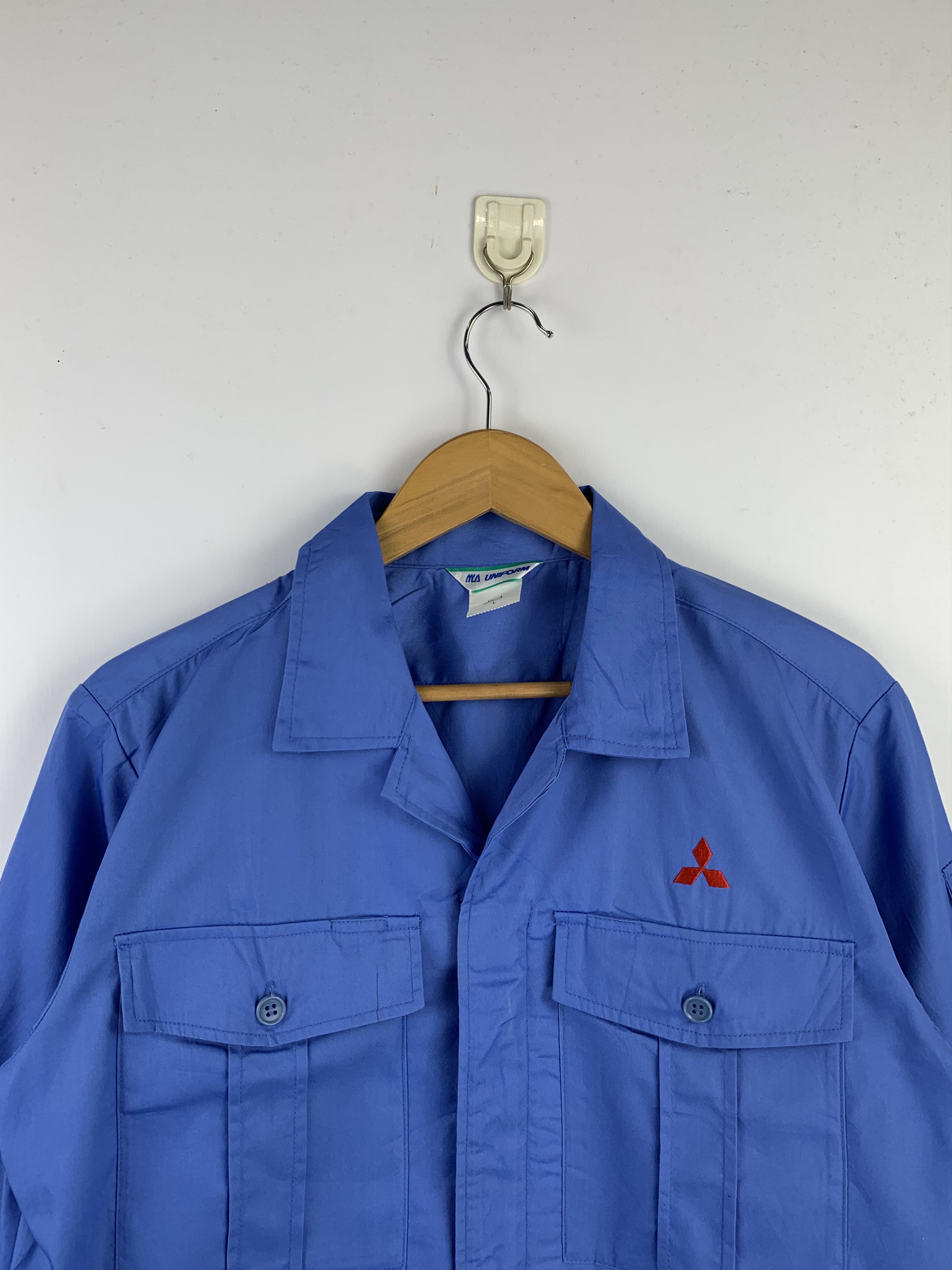 Japanese Brand Vintage Mitsubishi Workers Jacket J1529 Size US L / EU 52-54 / 3 - 2 Thumbnail