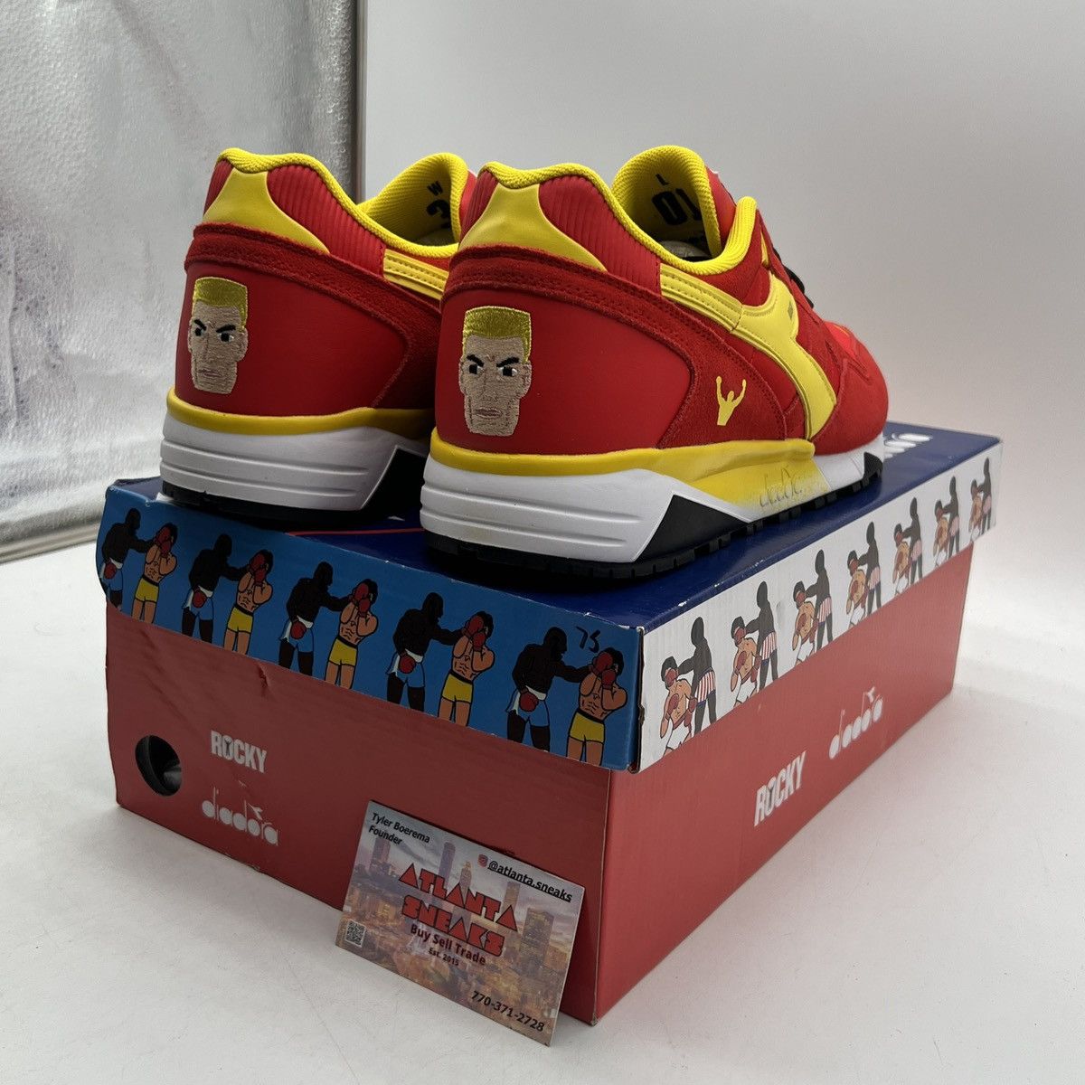Diadora Foot locker x n9002 Rocky balboa sagas Ivan drago Size US 11.5 / EU 44-45 - 5 Thumbnail