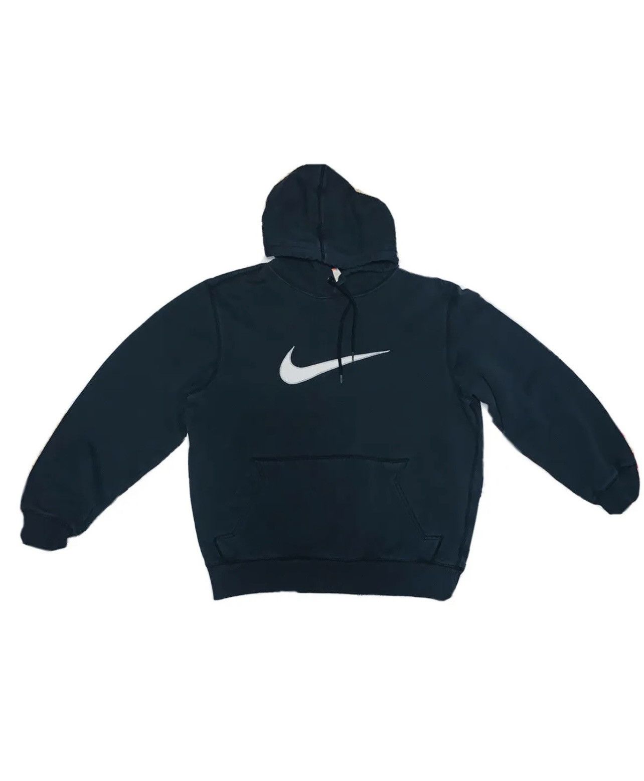 nike logo hoodie black