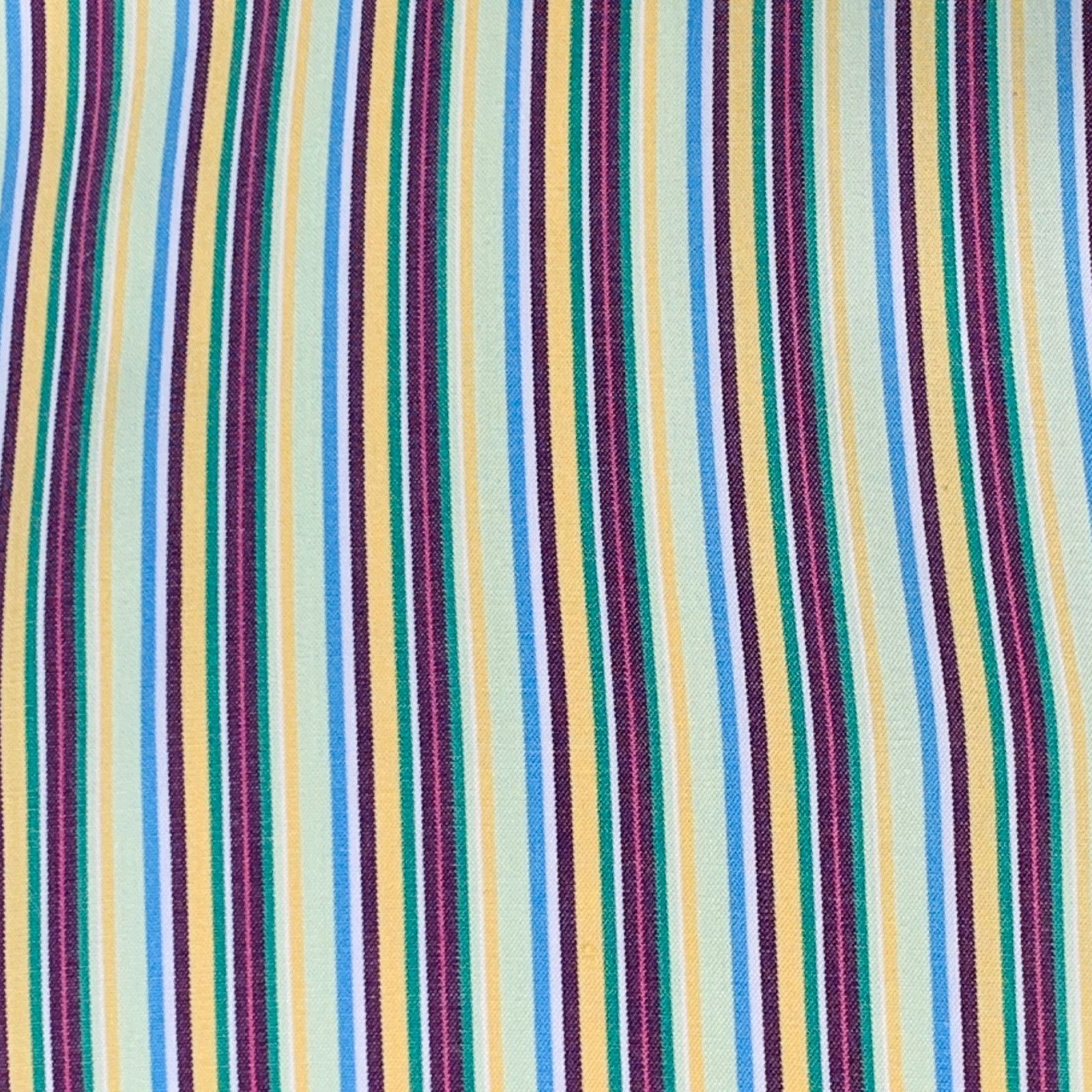 Etro ETRO Size XL Multi Color Stripe Cotton Long Sleeve Shirt Size US XL / EU 56 / 4 - 2 Thumbnail
