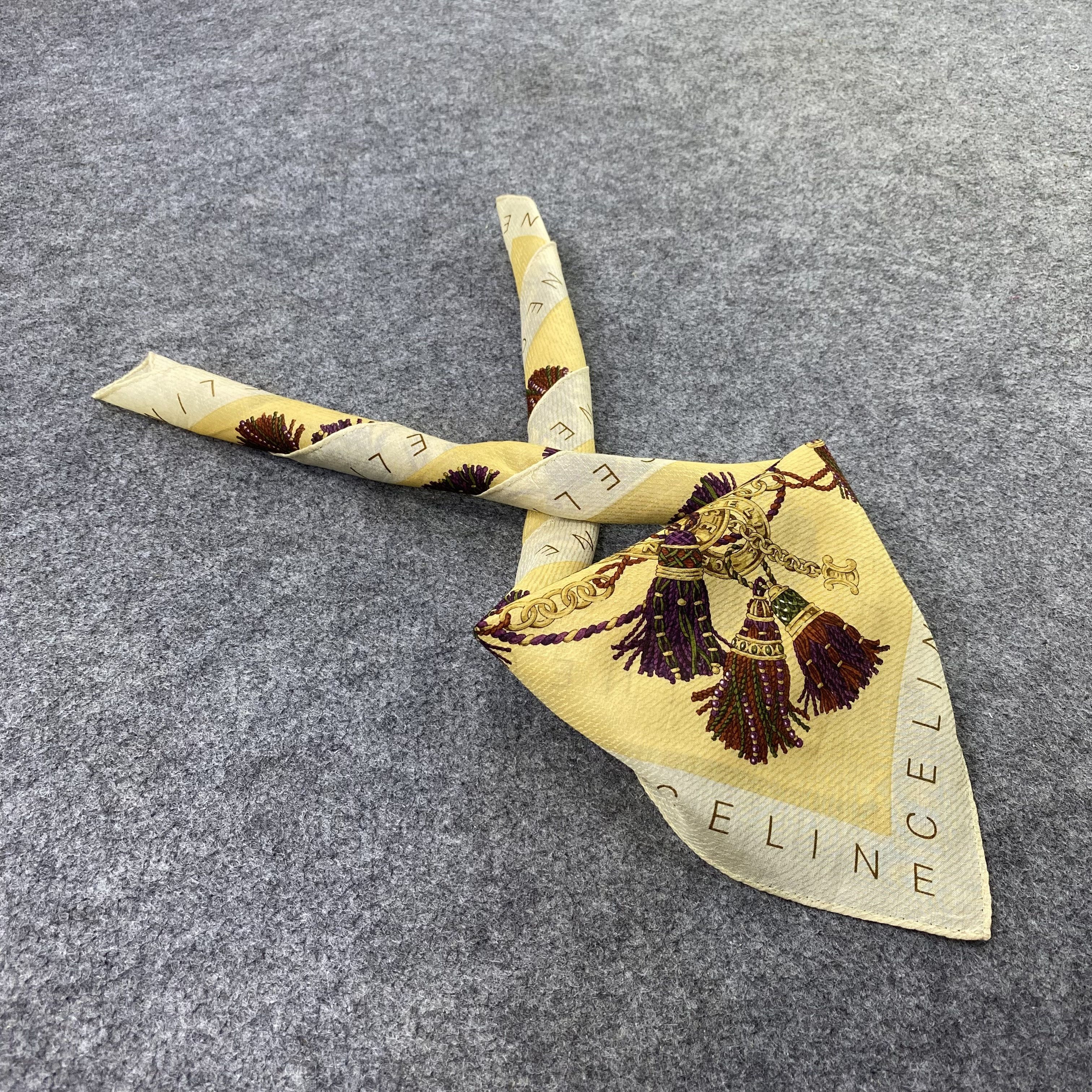 Celine Celine Handkerchief Neckerchief Bandana-B2054 Size ONE SIZE - 1 Thumbnail