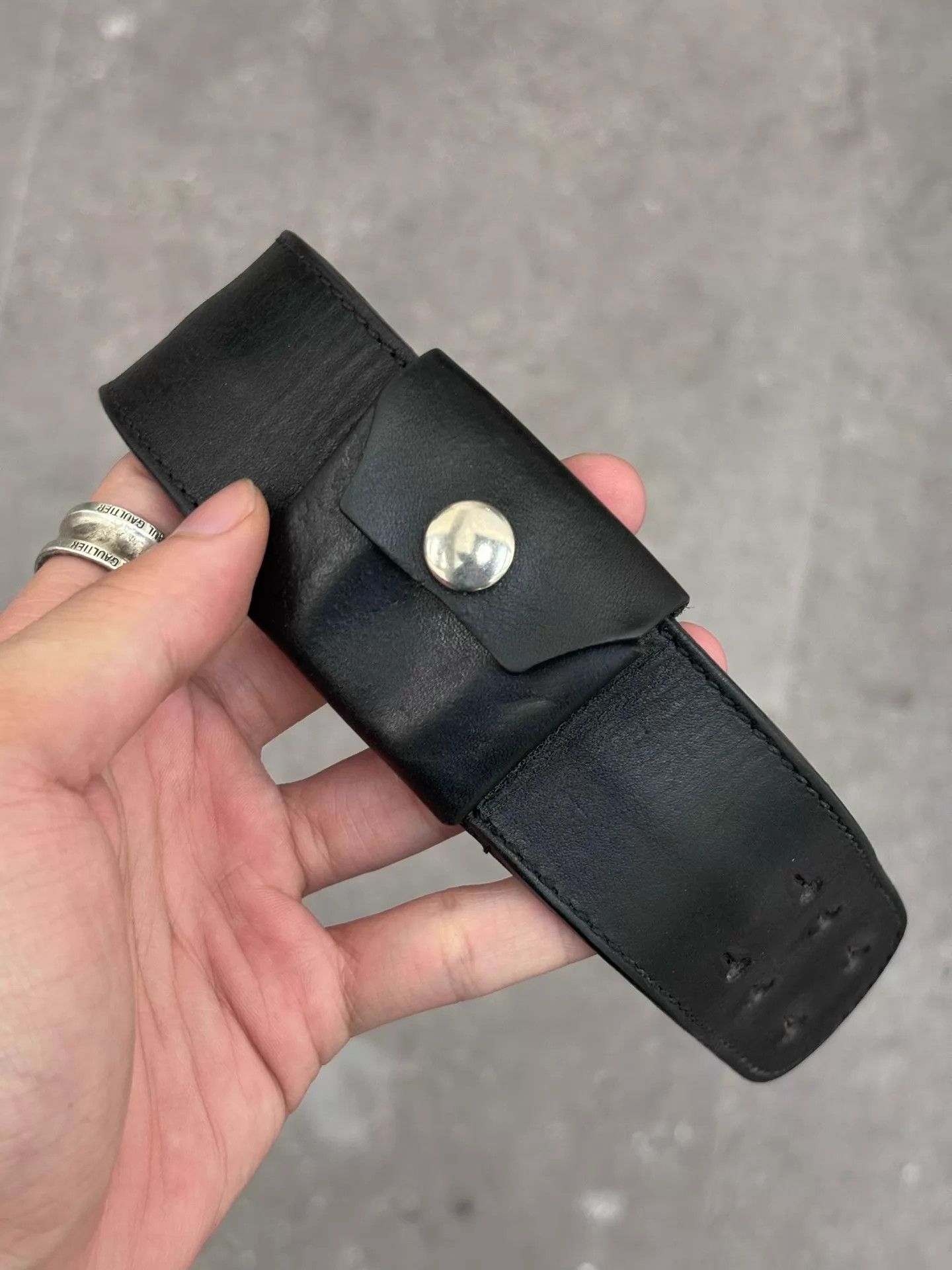 Maison Margiela Maison Margiela Coin Purse Bracelet S11 Leather F Size ONE SIZE - 4 Thumbnail