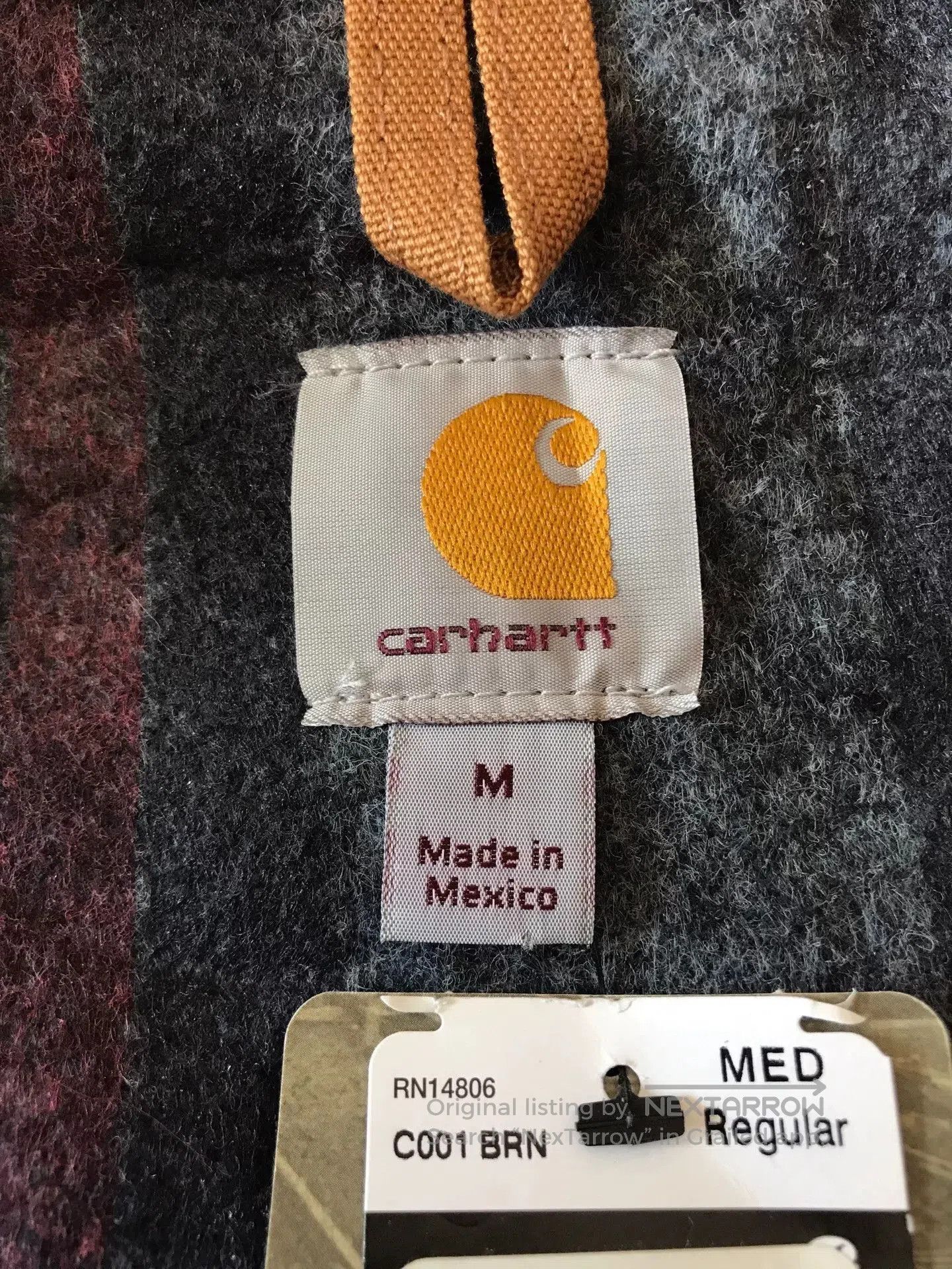 Carhartt Carhartt C001 Brown Canvas Work Jacket. Size US M / EU 48-50 / 2 - 7 Thumbnail