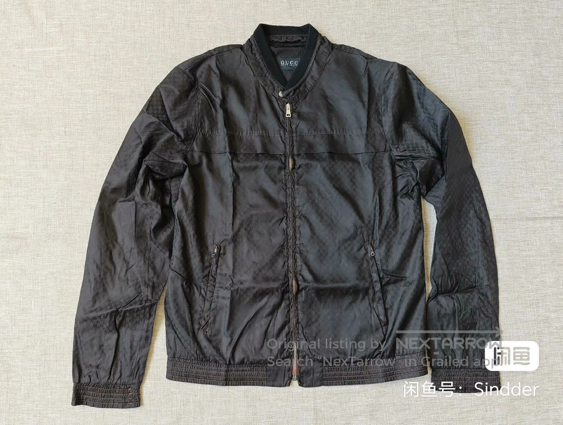 Gucci Gucci Men's Logo Print Jacket. Size US M / EU 48-50 / 2 - 1 Thumbnail