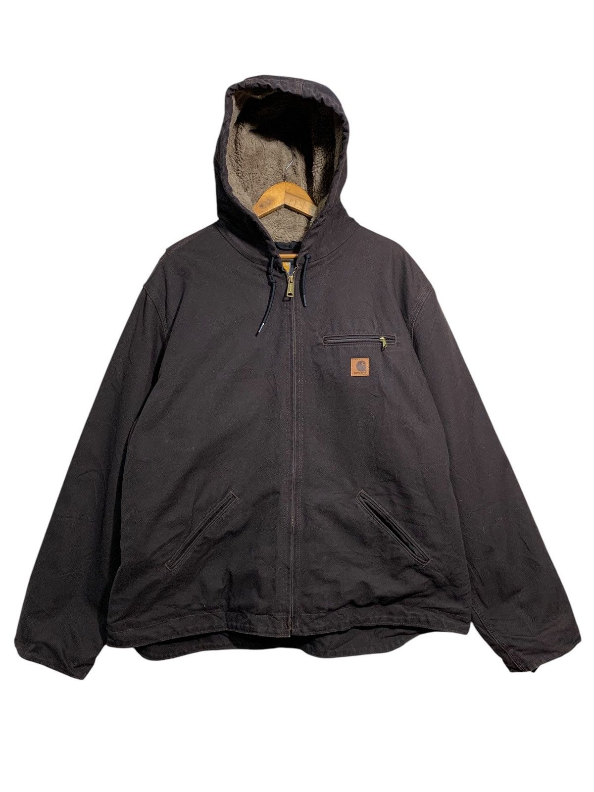 Carhartt × Carhartt Wip × Vintage 🔥VTG DETROIT CARHARTT ZIPPER HOODIE JACKET Size US XXL / EU 58 / 5 - 1 Thumbnail