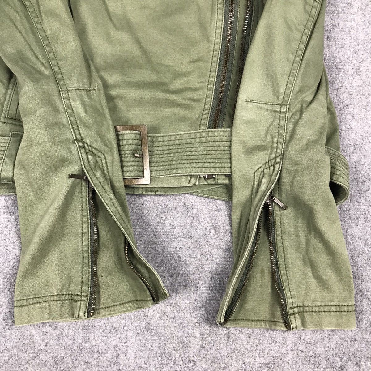 If Six Was Nine × Japanese Brand × Le Grande Bleu (L.G.B.) G.O.A JAPAN GREEN MILITARY CROPPED JACKET Size US XS / EU 42 / 0 - 7 Thumbnail