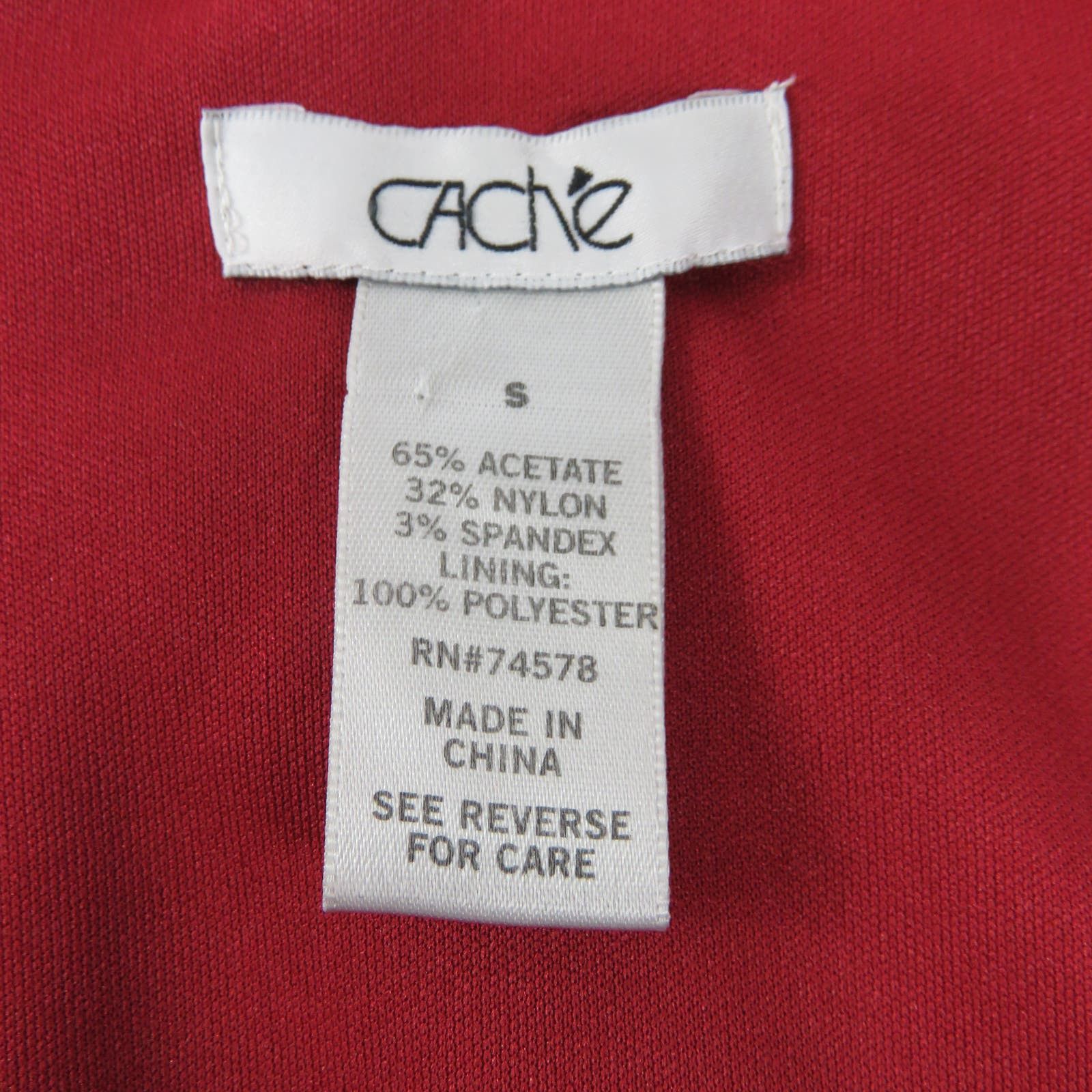 Vintage Caché Red Satin Sweetheart Blouse Sleeveless Y2k Size S / US 4 / IT 40 - 9 Thumbnail