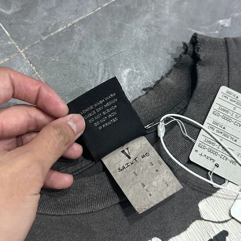 Saint Michael Saint Michael Out of Print Skeletal Chest Destruction Wash Size US S / EU 44-46 / 1 - 5 Thumbnail