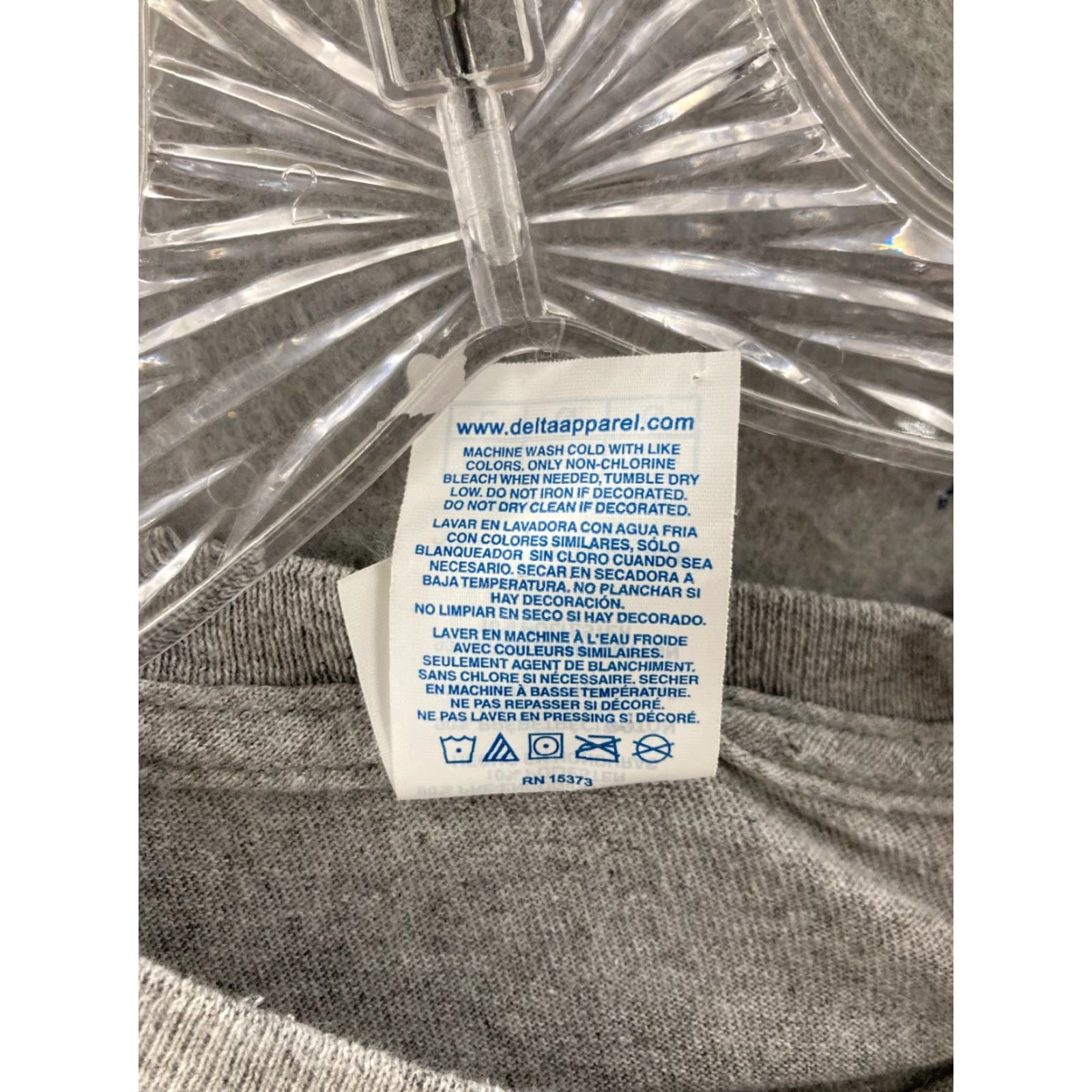 Delta MTV Graphic Shirt Mens Large Gray Crew Neck Short Sleeve Cotton Blend Music Size US L / EU 52-54 / 3 - 6 Thumbnail