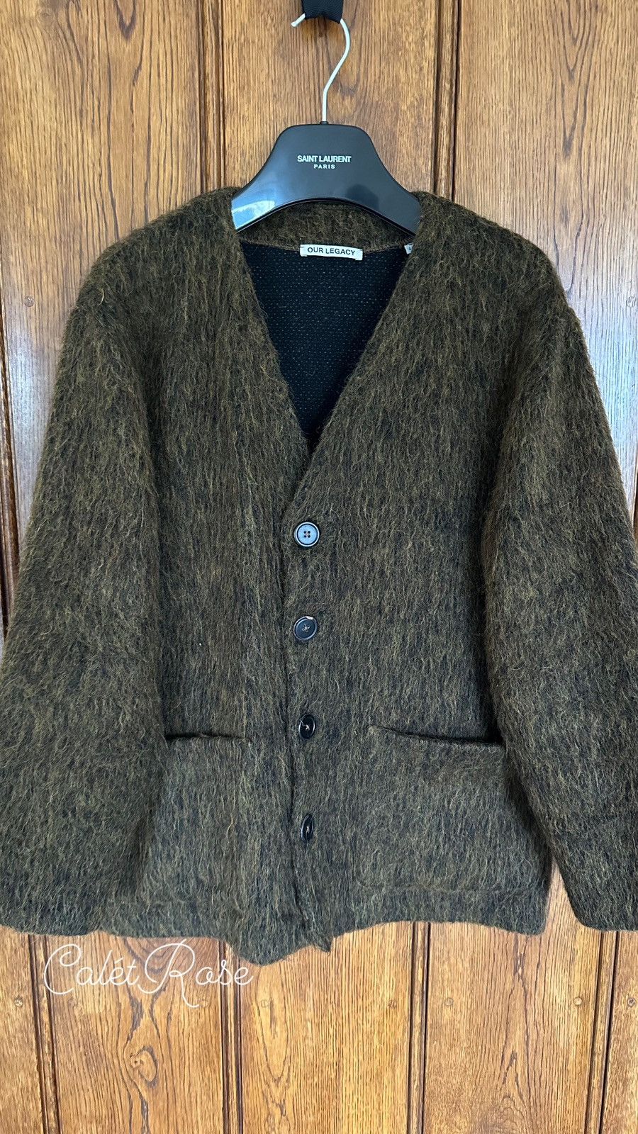 Our Legacy FW21 Grail Our Legacy wool alpaca brown cardigan sweater Size US M / EU 48-50 / 2 - 2 Thumbnail