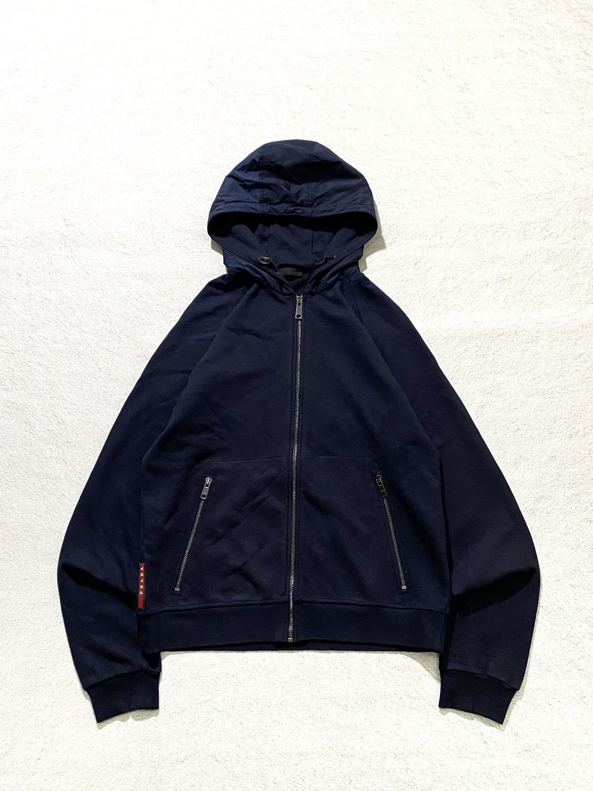 Designer × Luxury × Prada RARE ❤️‍? Prada Red Tab Full Zip 