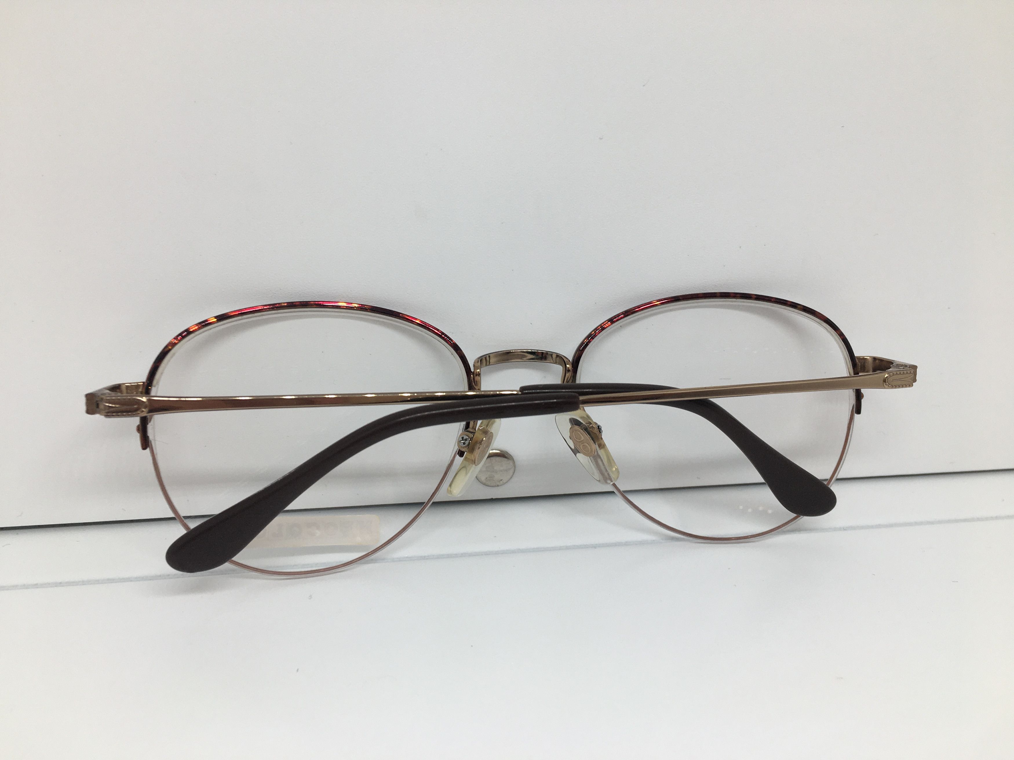 Vintage Vintage Charmant 722 Half Rim RX Eyeglasses Frame Size ONE SIZE - 9 Thumbnail