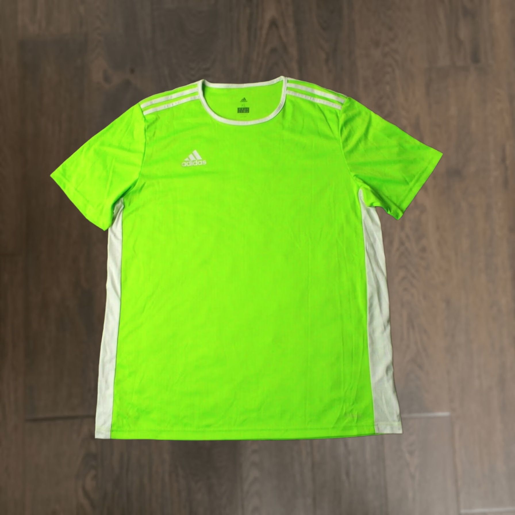 Adidas ADIDAS PERFORMANCE CLIMALITE FOOTBALL SHIRT JERSEY XL Men Green and White 2018 Sport Shirt Size US XL / EU 56 / 4 - 1 Thumbnail