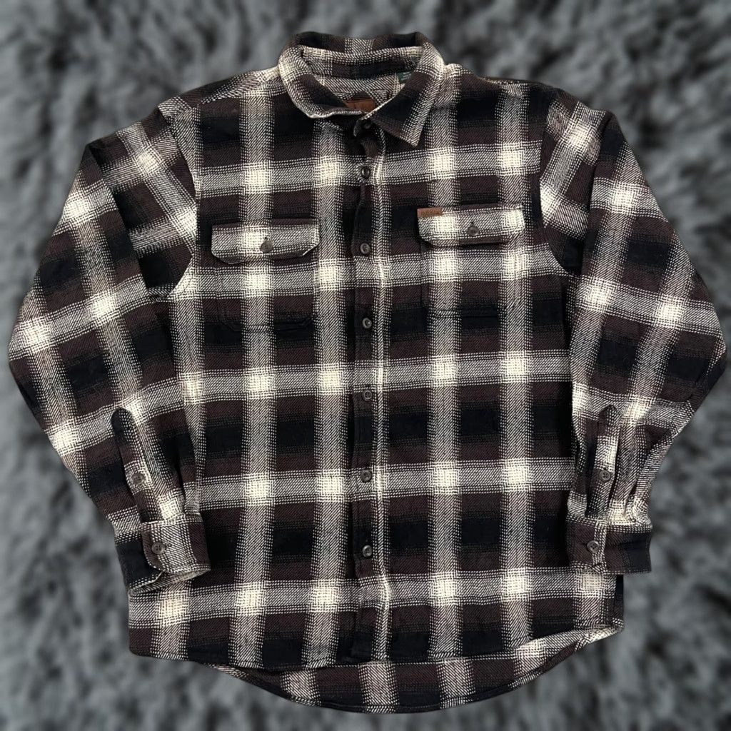 Orvis Orvis Shirt Mens M Brown Plaid Flannel Long Sleeve Button Pocket Heavy Cotton Size US M / EU 48-50 / 2 - 1 Thumbnail