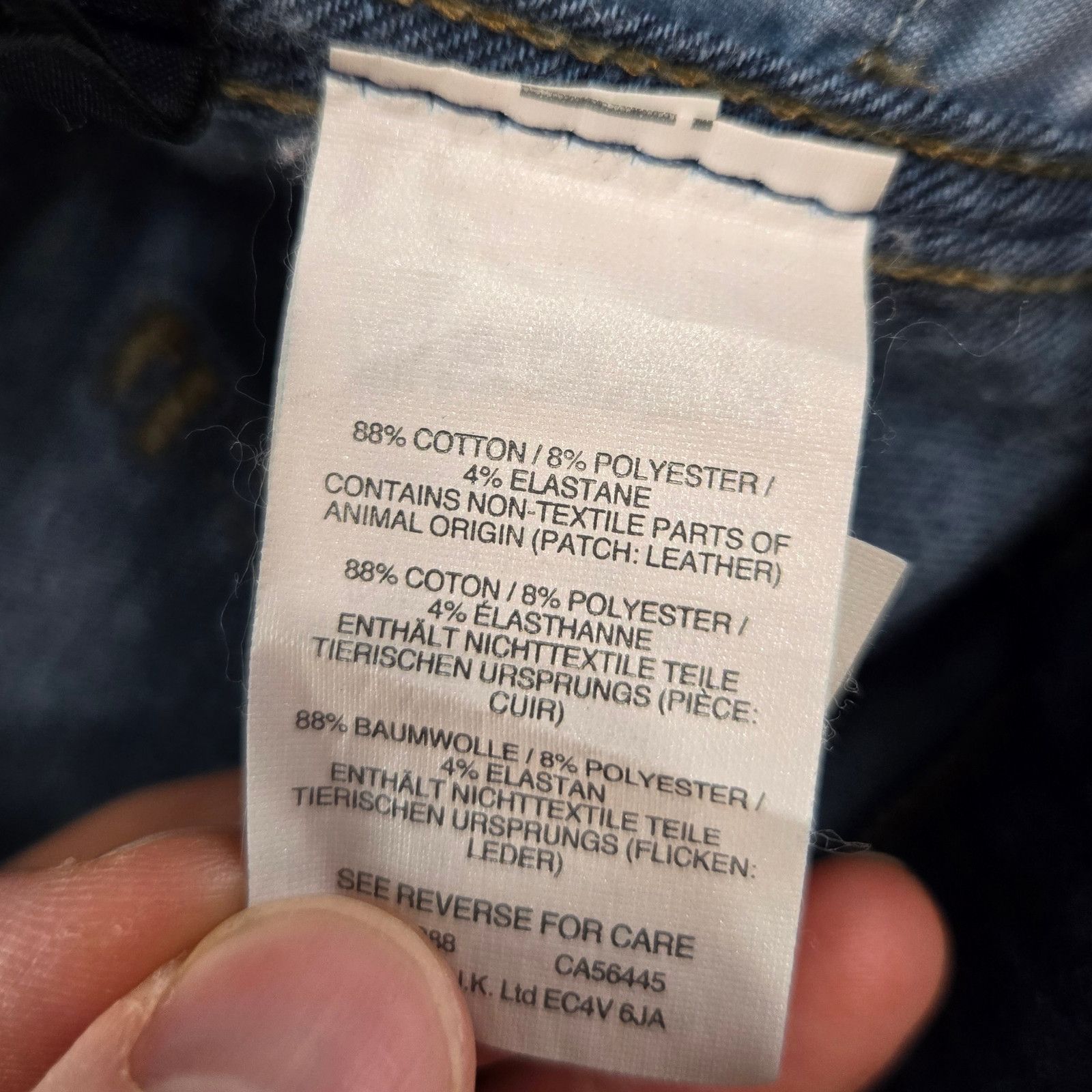 Madewell Madewell 10 High Rise Skinny Jeans Size 26 Dark Wash Size 26" / US 2 / IT 38 - 6 Thumbnail