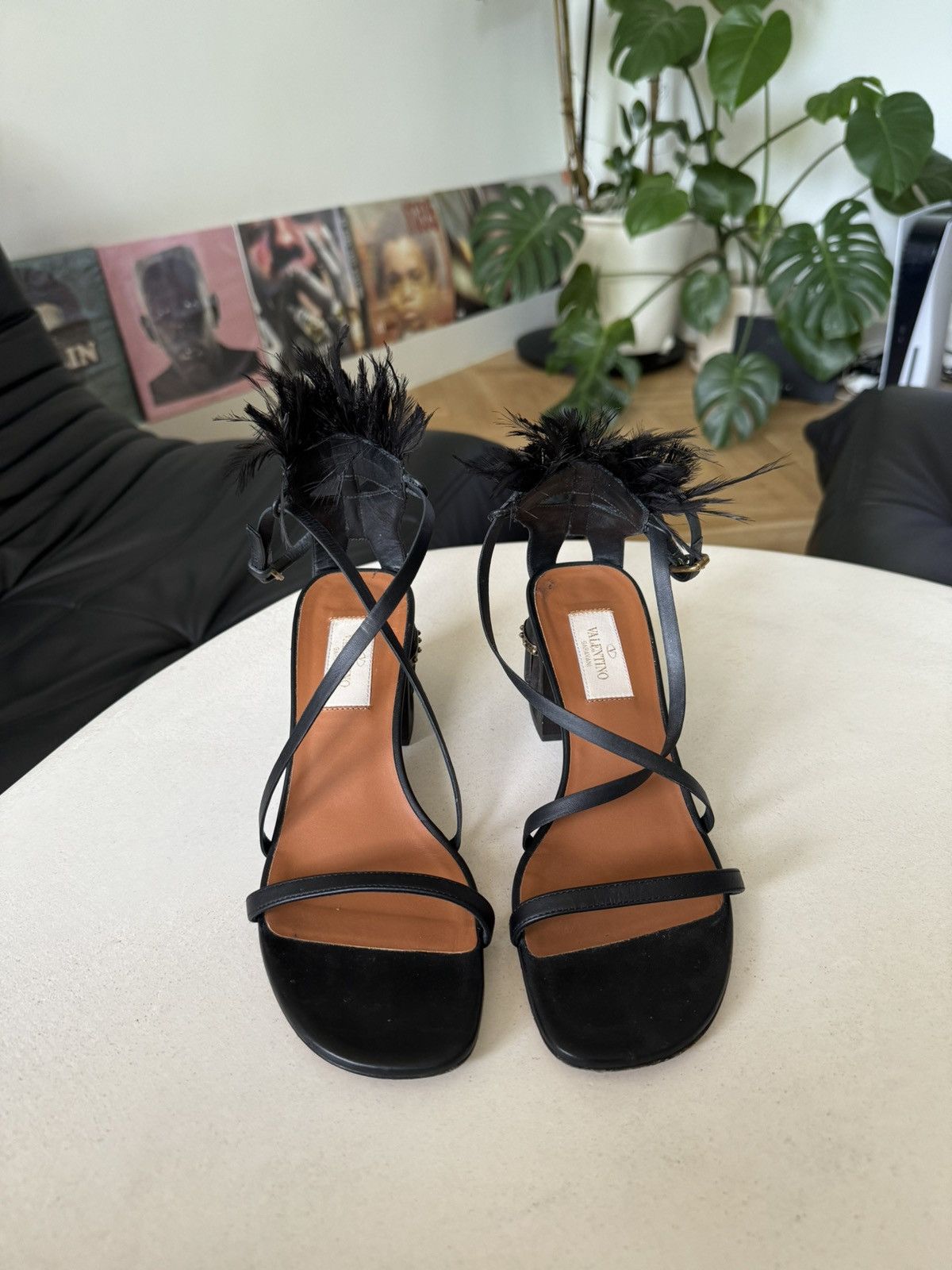 Valentino Valentino Designer Luxury Platform Sandals Avant Garde Rare Size US 6.5 / IT 36.5 - 2 Thumbnail