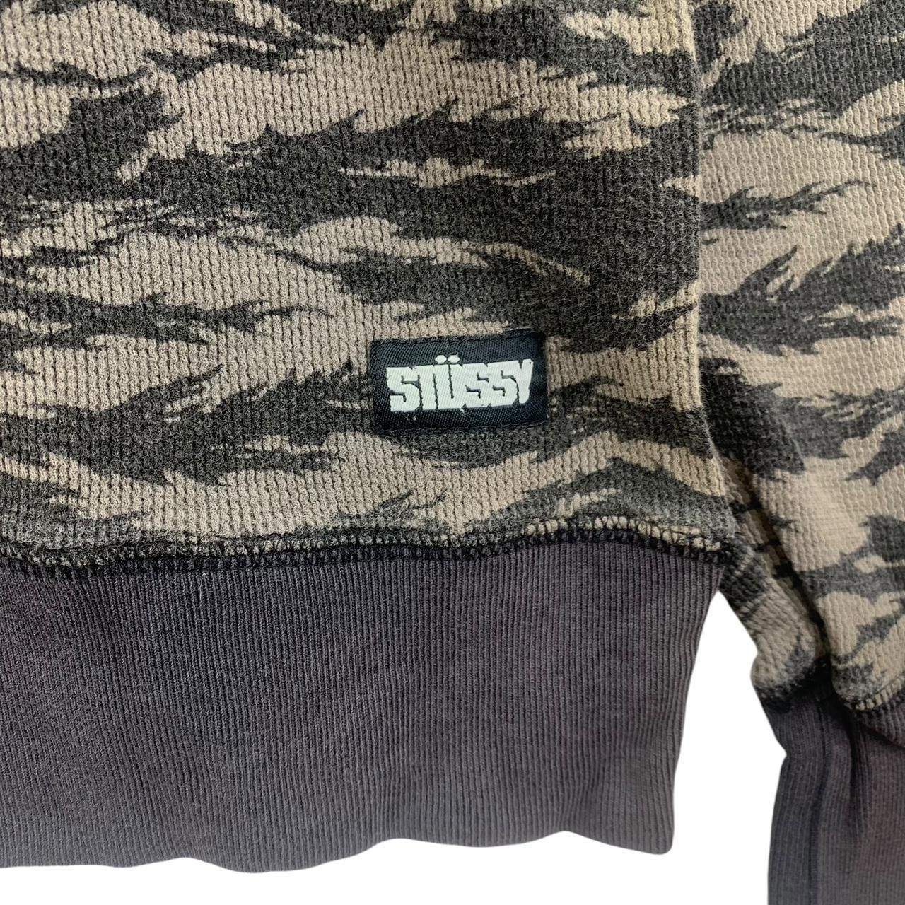 Stussy Vintage STUSSY SKATEBOARD Tiger Camouflage Tee Shirt Top Size US L / EU 52-54 / 3 - 5 Thumbnail
