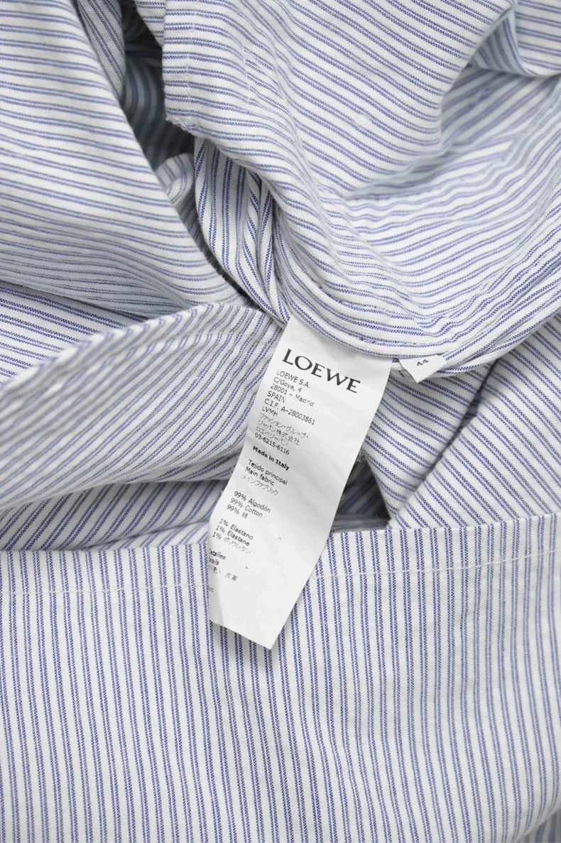 Loewe LOEWE Anagram Embossed Leather Pocket Striped Cotton Long Size US S / EU 44-46 / 1 - 3 Thumbnail